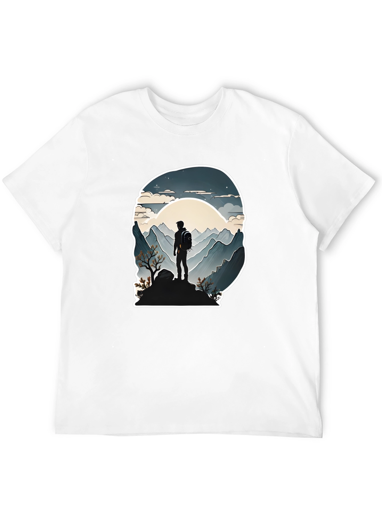Mountain Hiker Graphic Tee - Adventure Awaits