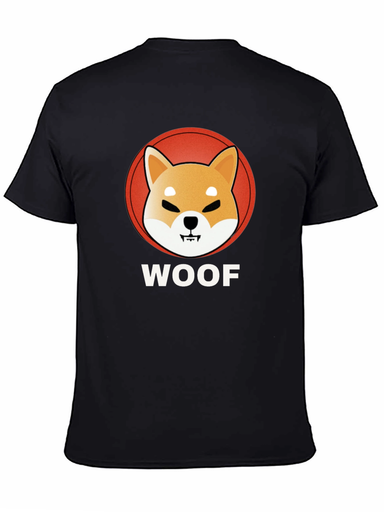Woof Shiba Inu T-Shirt - Crypto Dog Tee