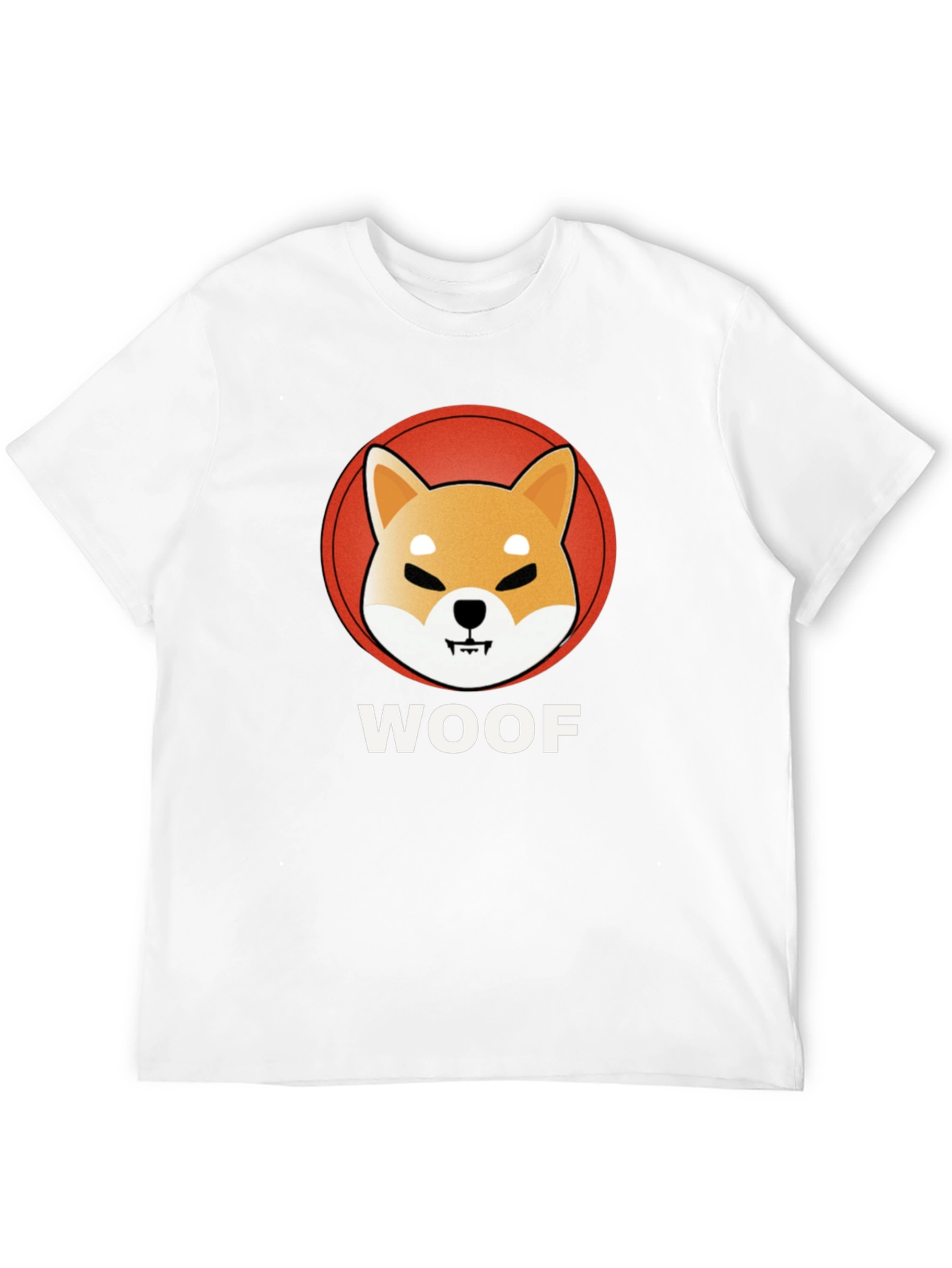 Woof Shiba Inu T-Shirt - Crypto Dog Tee