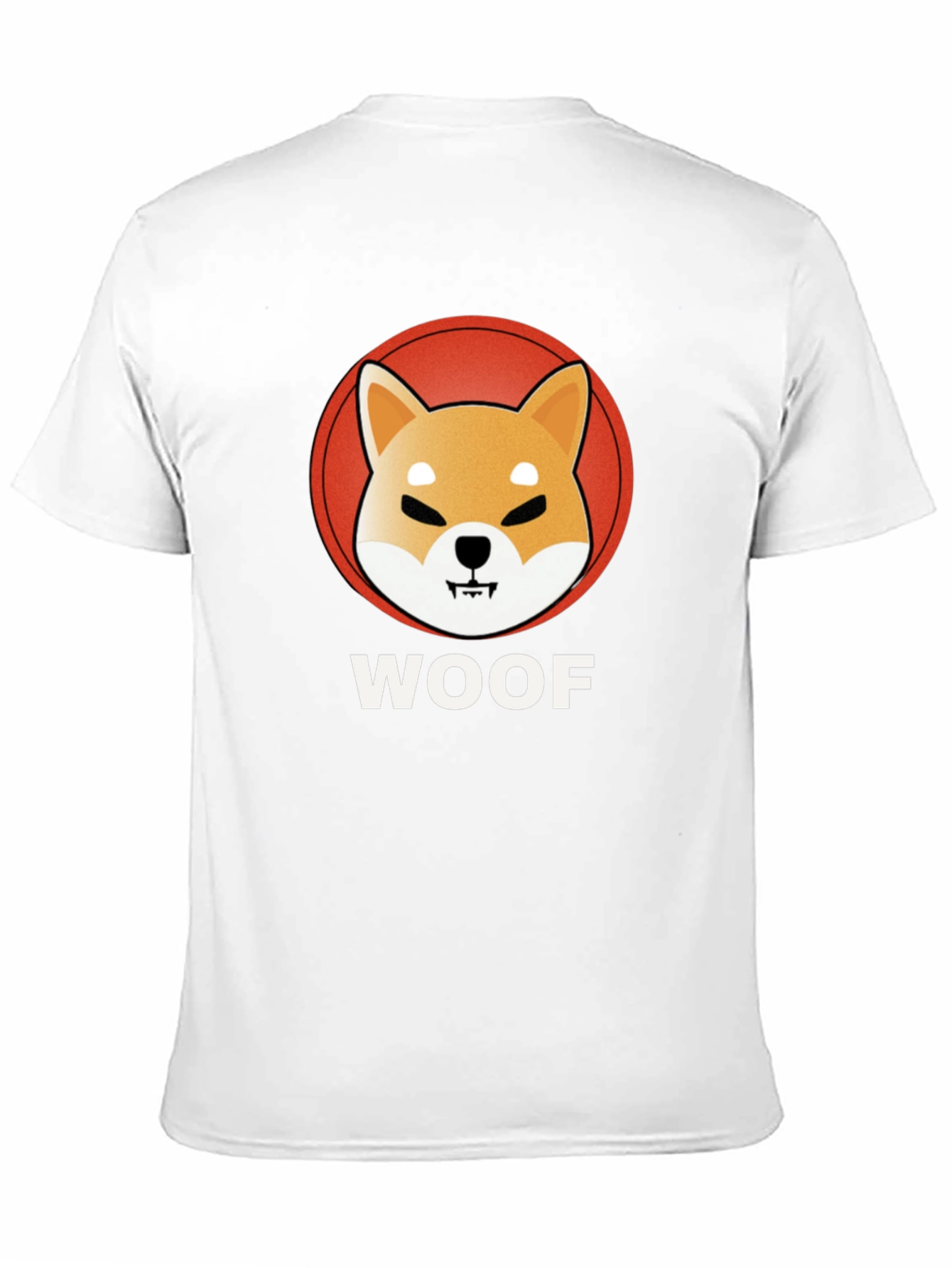 Woof Shiba Inu T-Shirt - Crypto Dog Tee