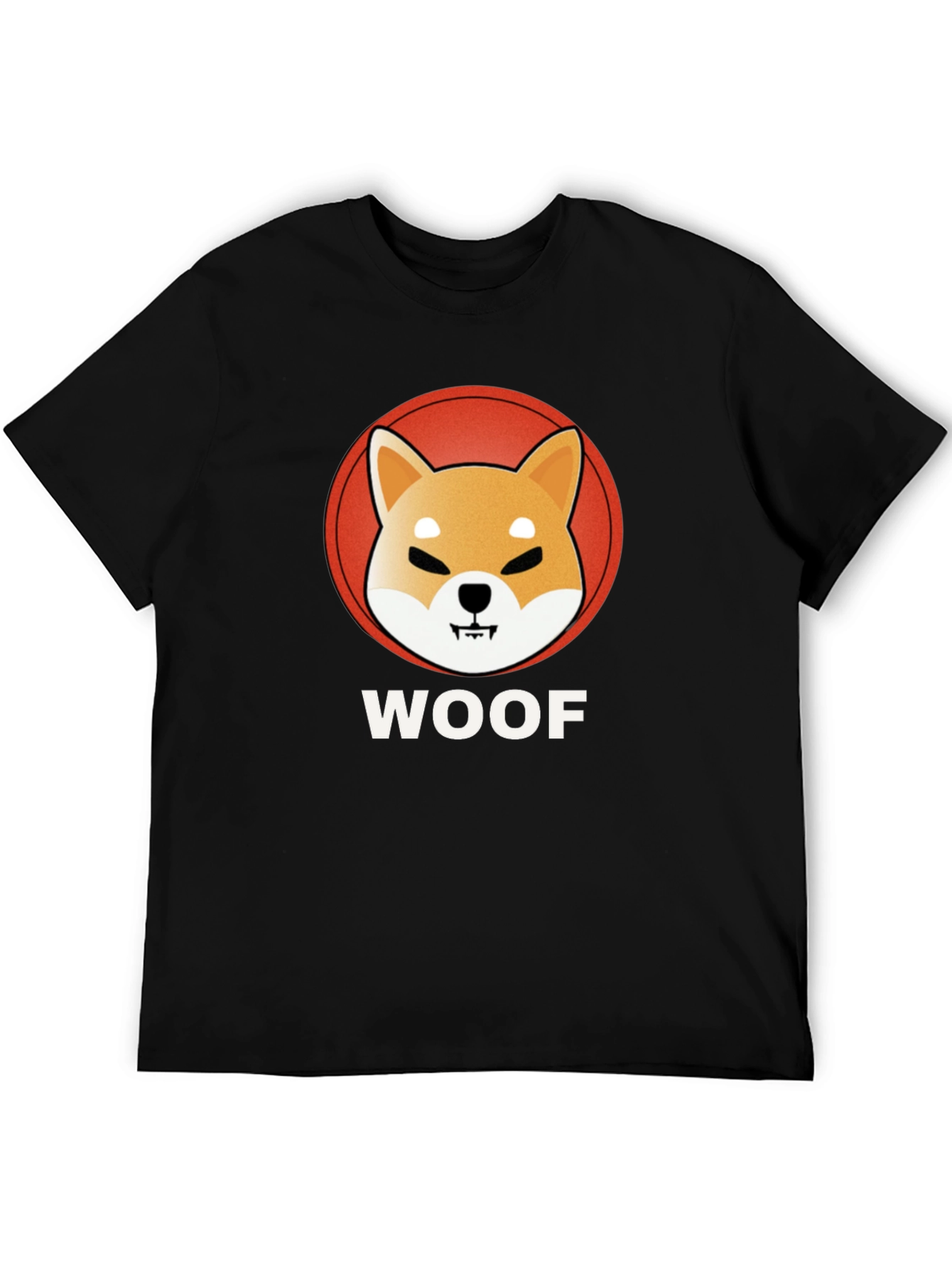 Woof Shiba Inu T-Shirt - Crypto Dog Tee