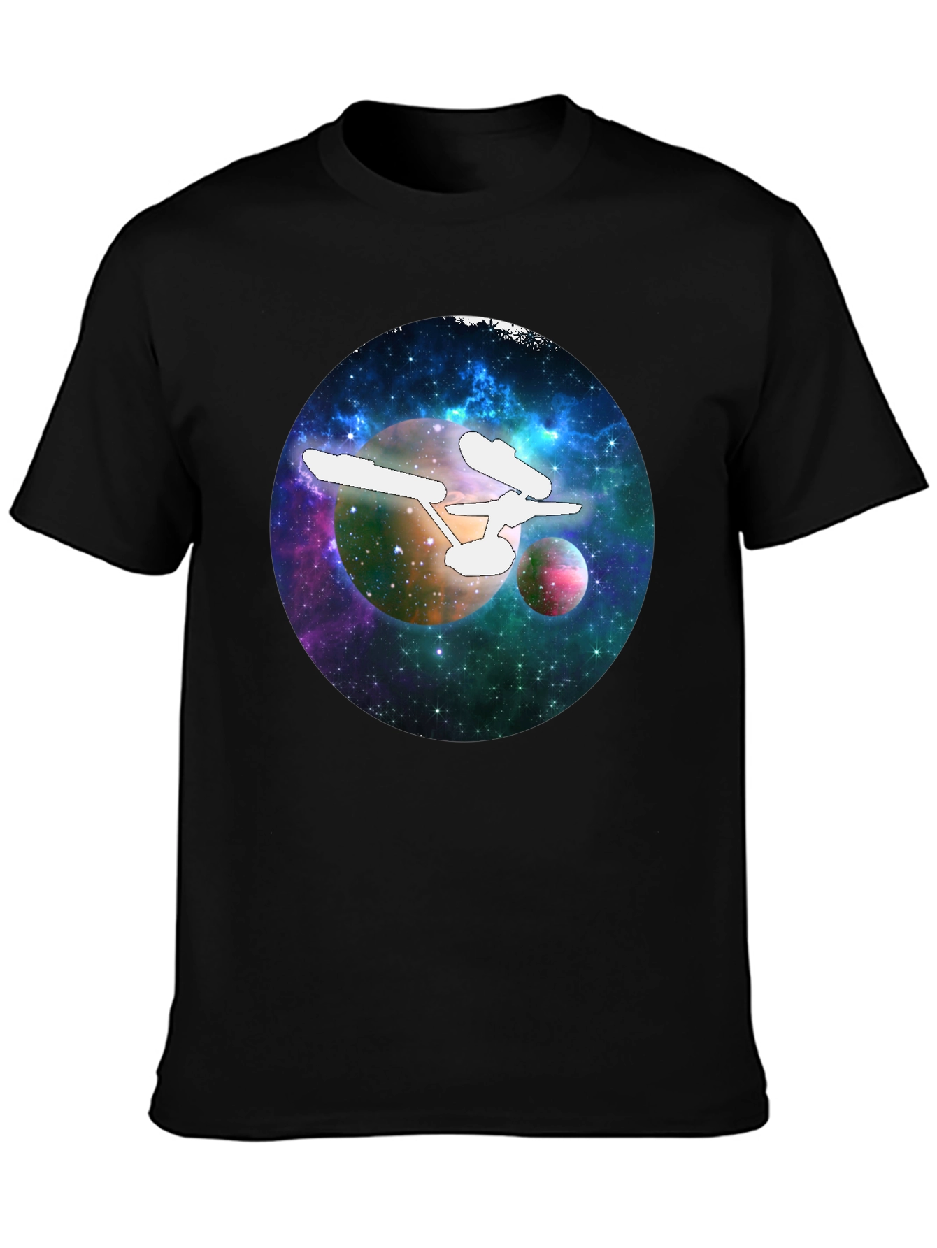 Star Trek Galaxy Black T-Shirt