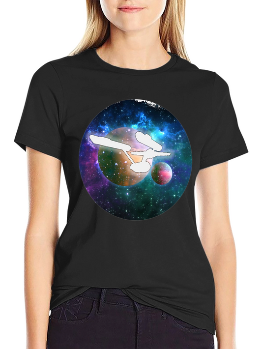 Star Trek Galaxy Black T-Shirt