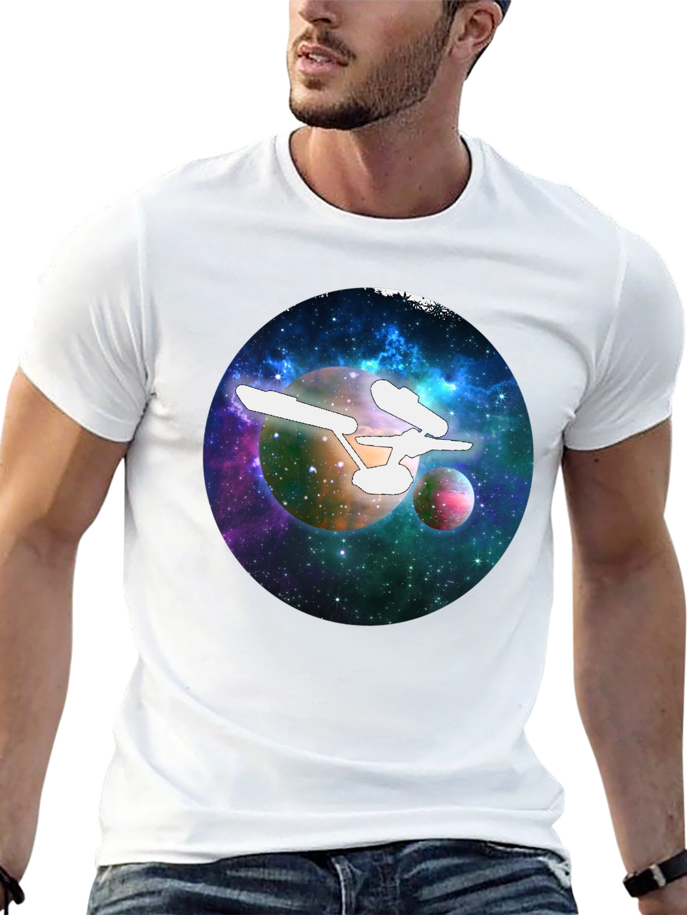 Star Trek Galaxy Black T-Shirt