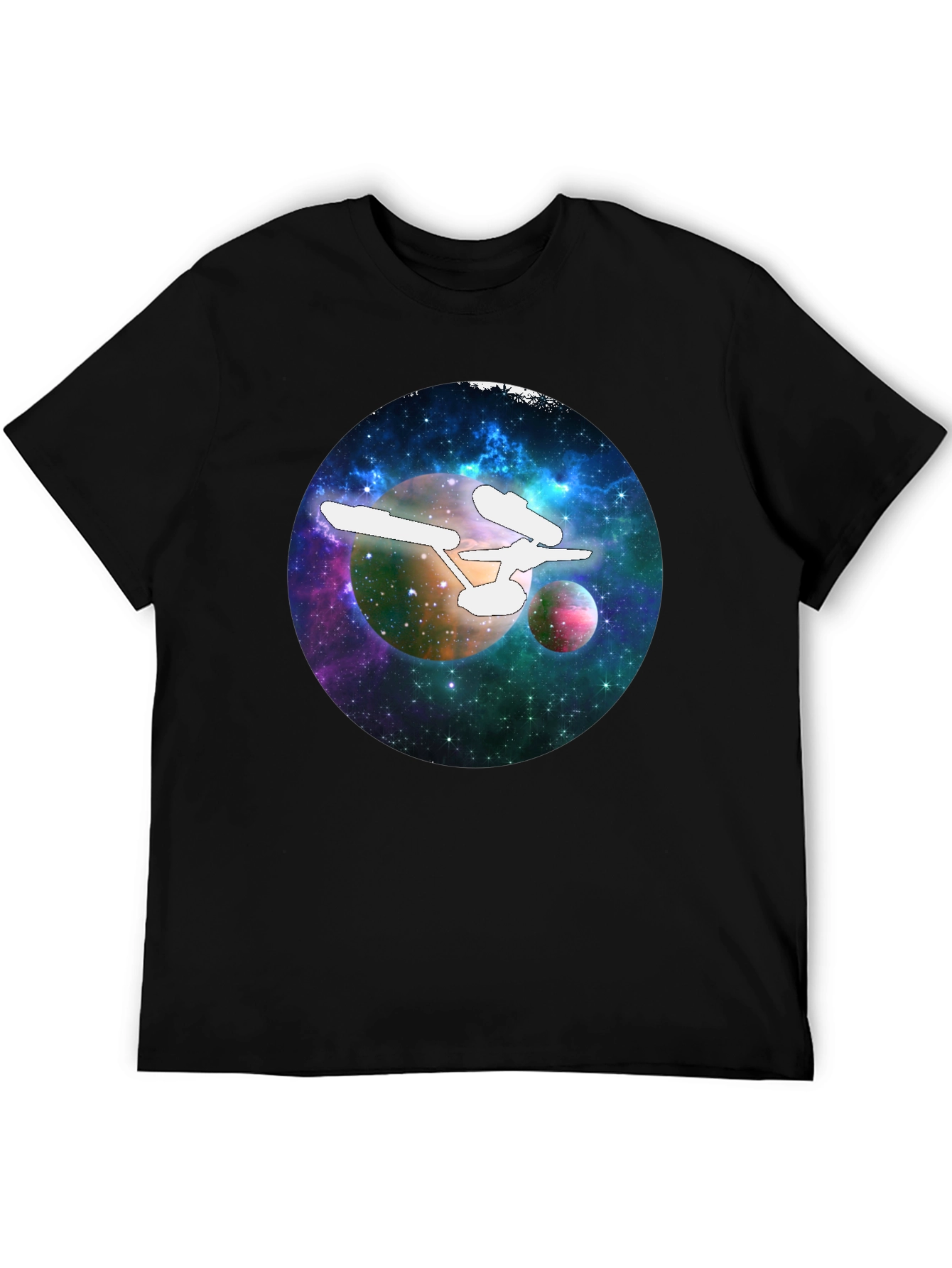 Star Trek Galaxy Black T-Shirt