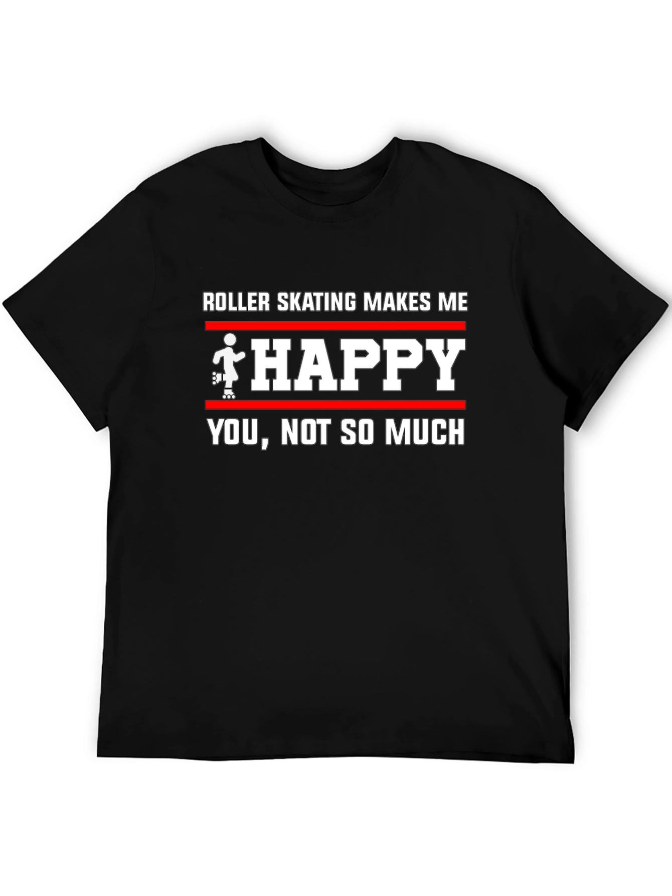 Roller Skating Makes Me Happy T-Shirt