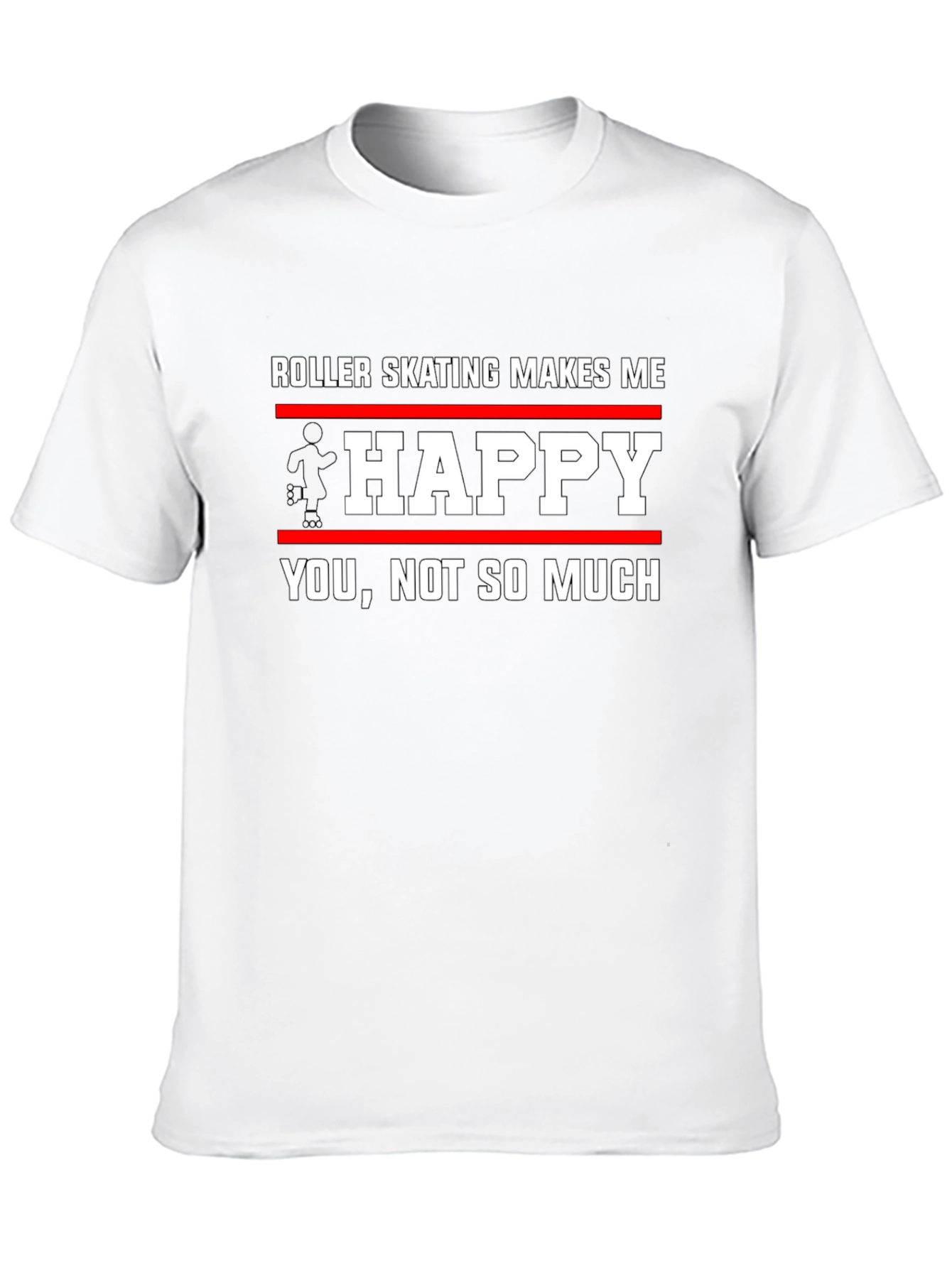 Roller Skating Makes Me Happy T-Shirt