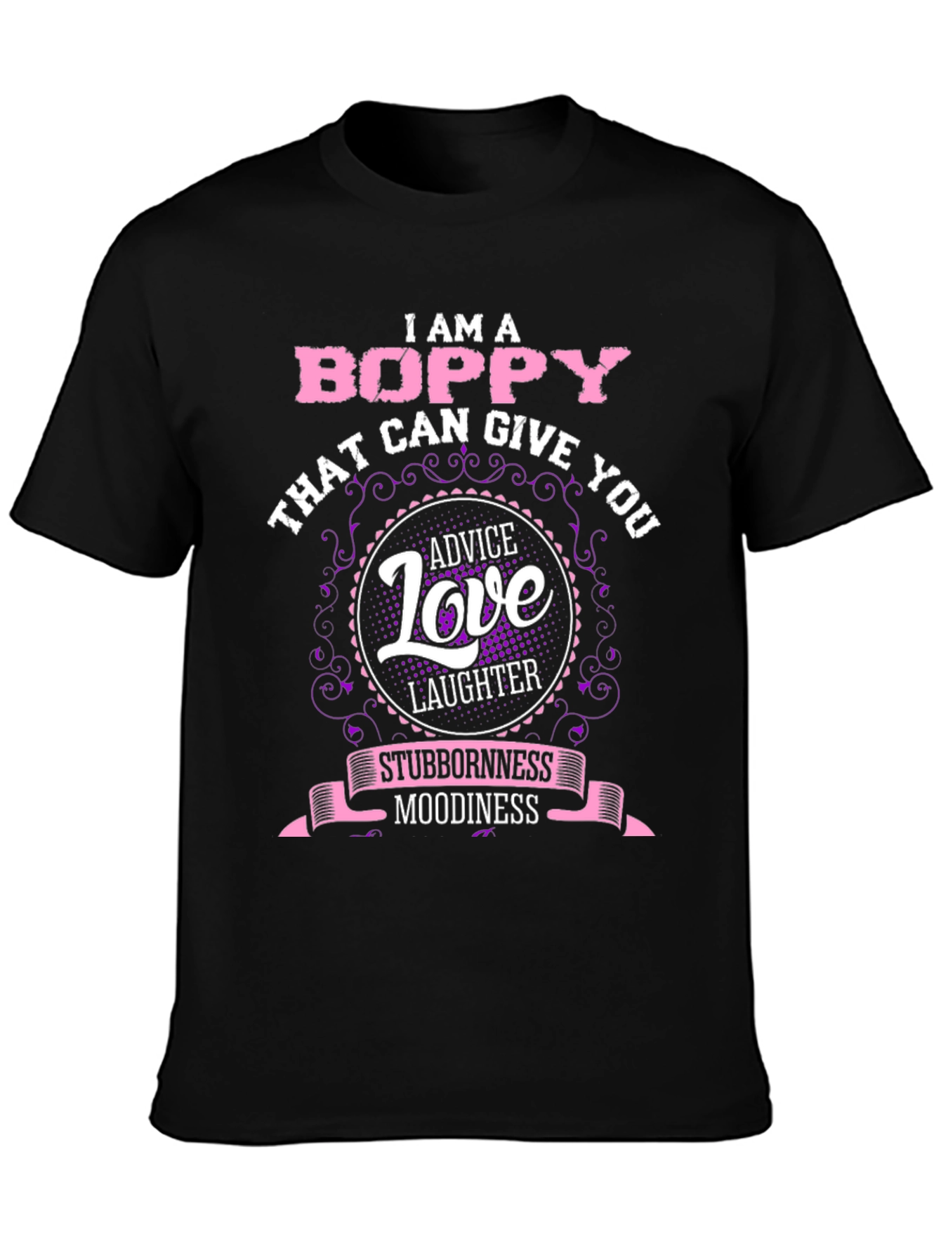 Boppy T-Shirt: Advice Love Laughter