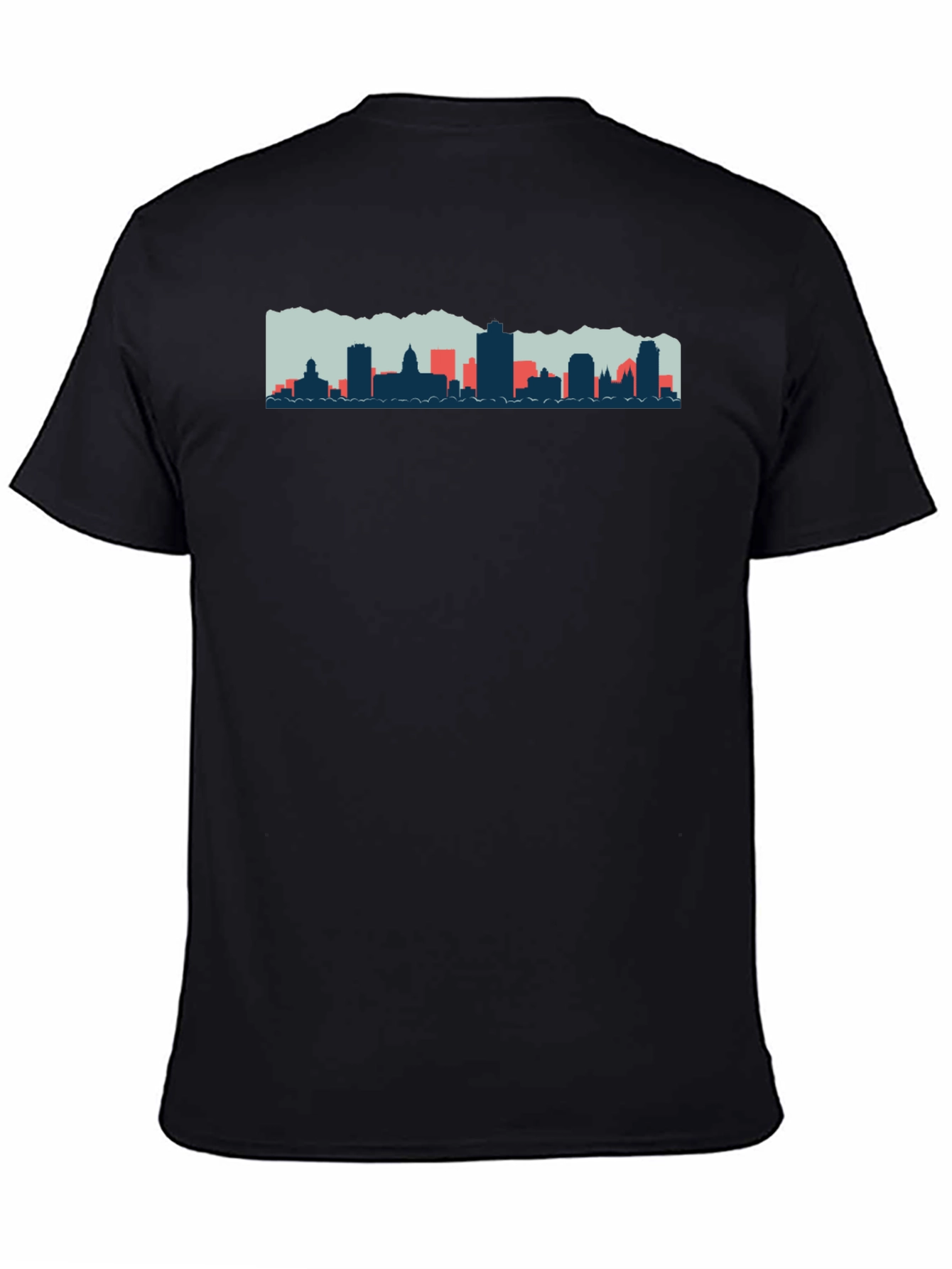 Cityscape Graphic Tee - Mens Black T-Shirt