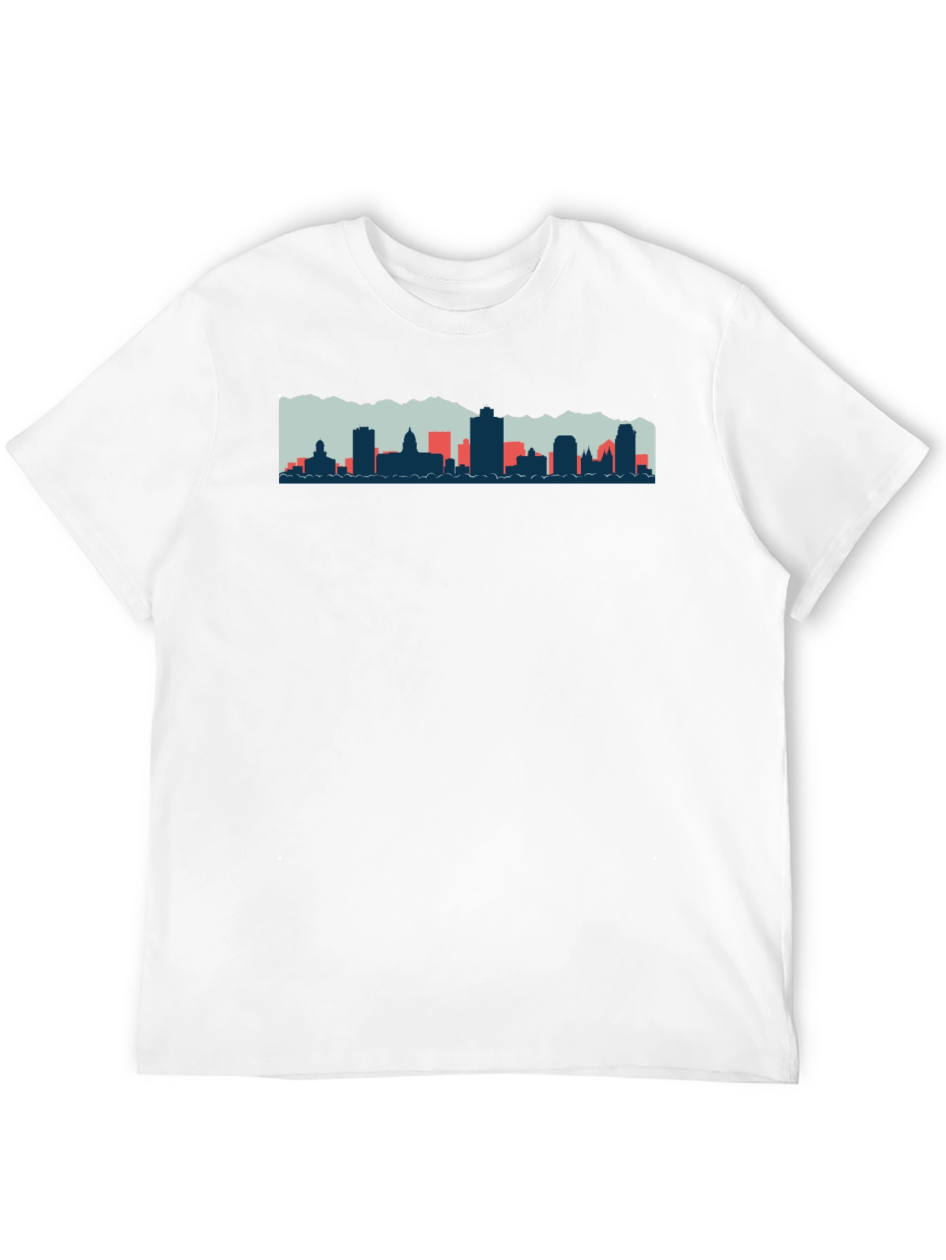 Cityscape Graphic Tee - Mens Black T-Shirt