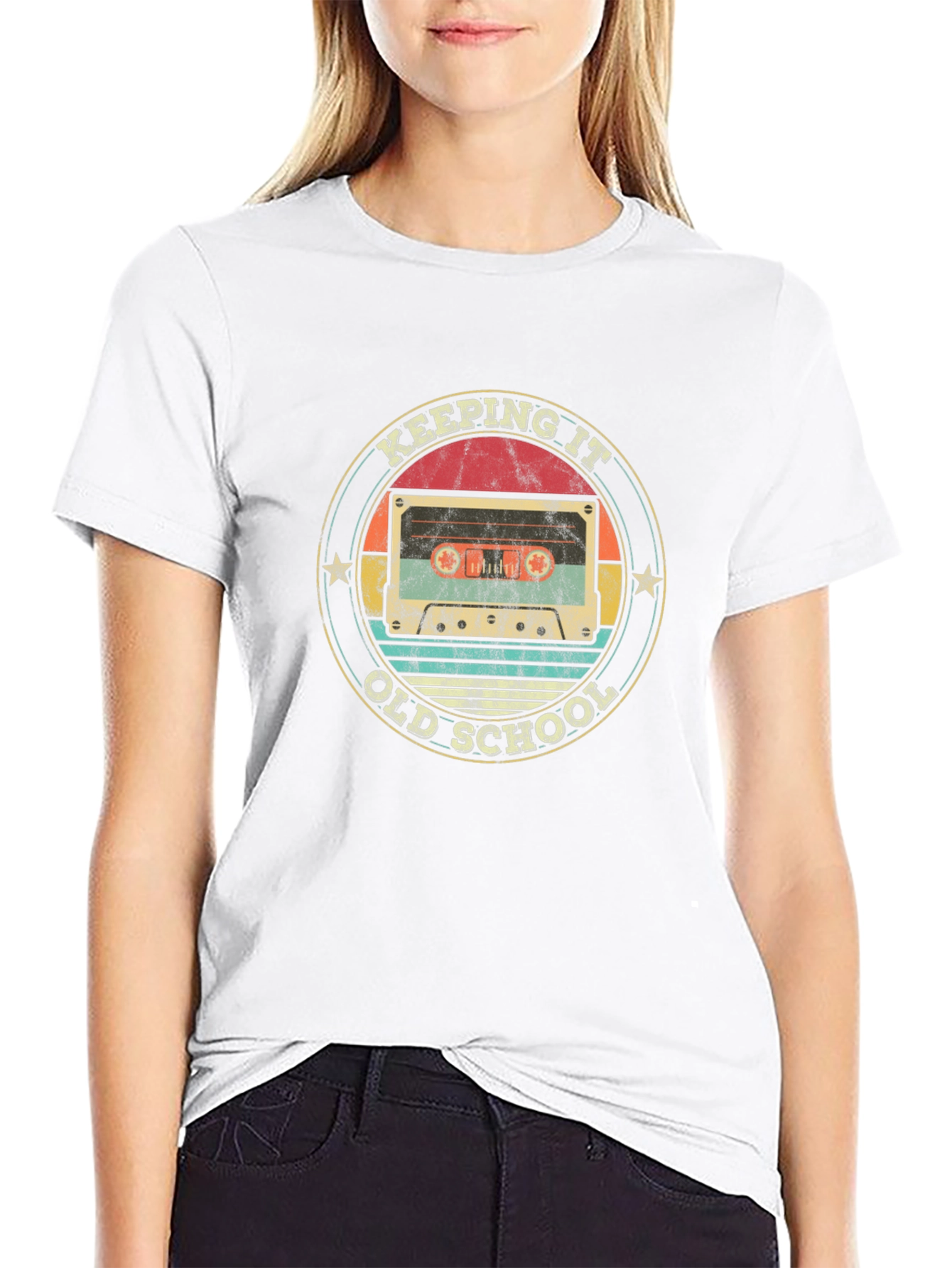 Keeping it Old School Retro Cassette T-Shirt
