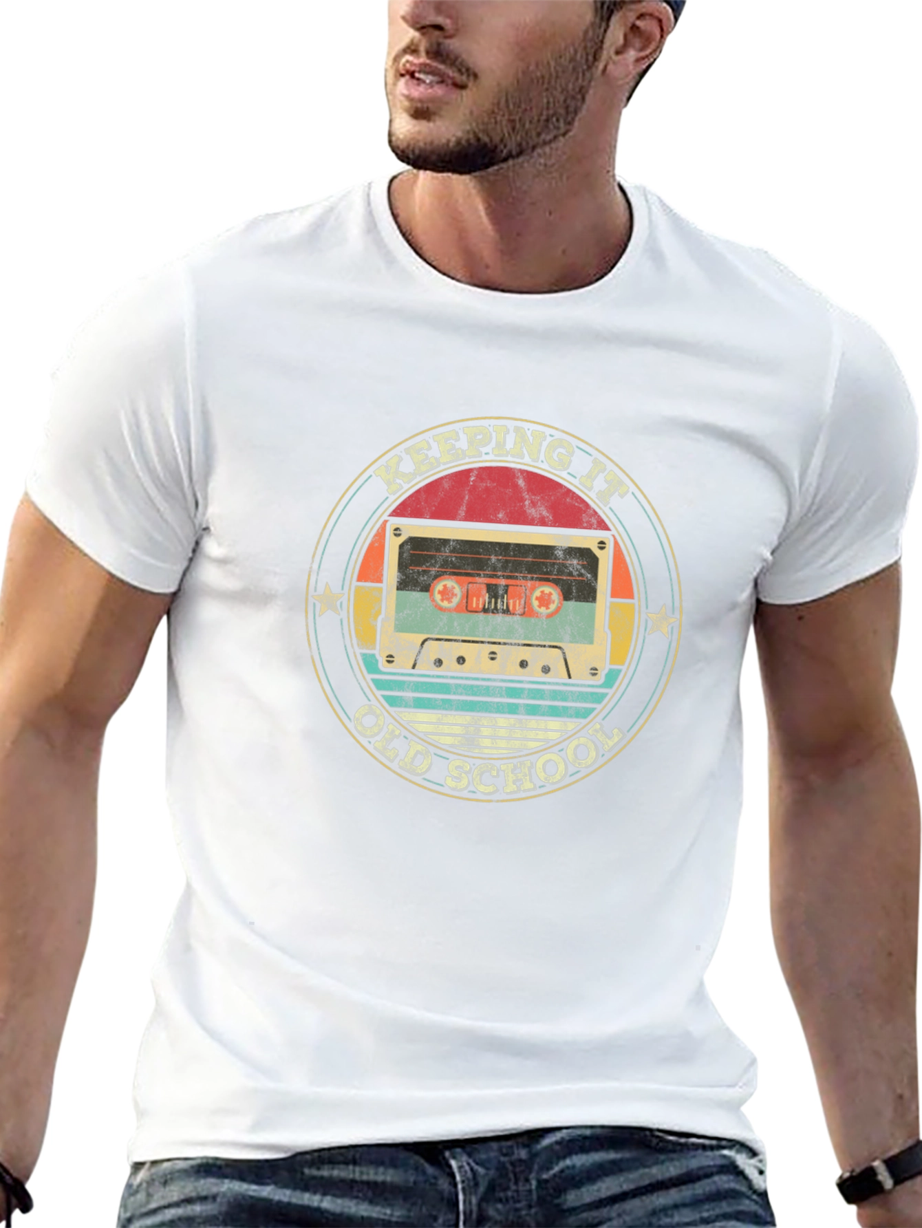 Keeping it Old School Retro Cassette T-Shirt