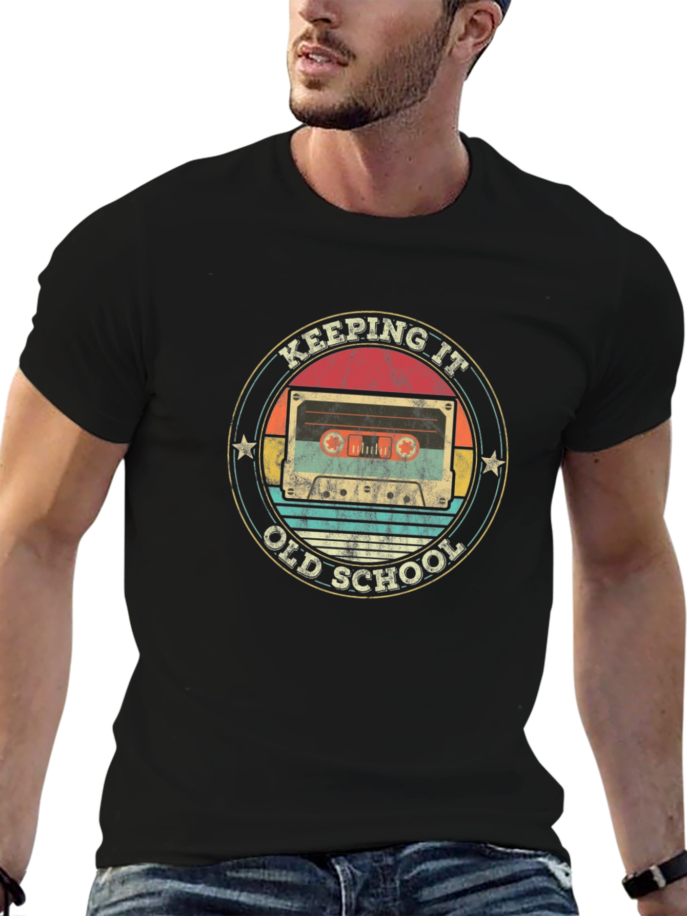 Keeping it Old School Retro Cassette T-Shirt