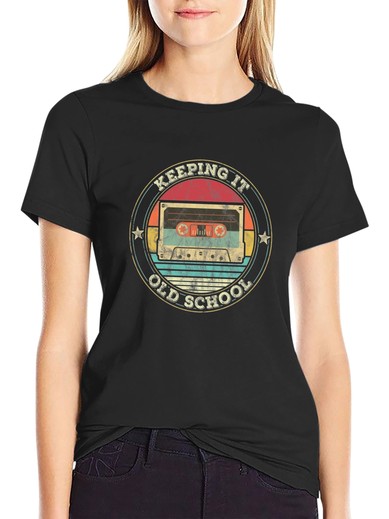 Keeping it Old School Retro Cassette T-Shirt
