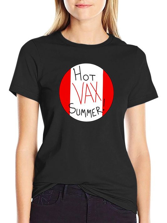 Hot Vax Summer Graphic Tee - Black Unisex T-Shirt