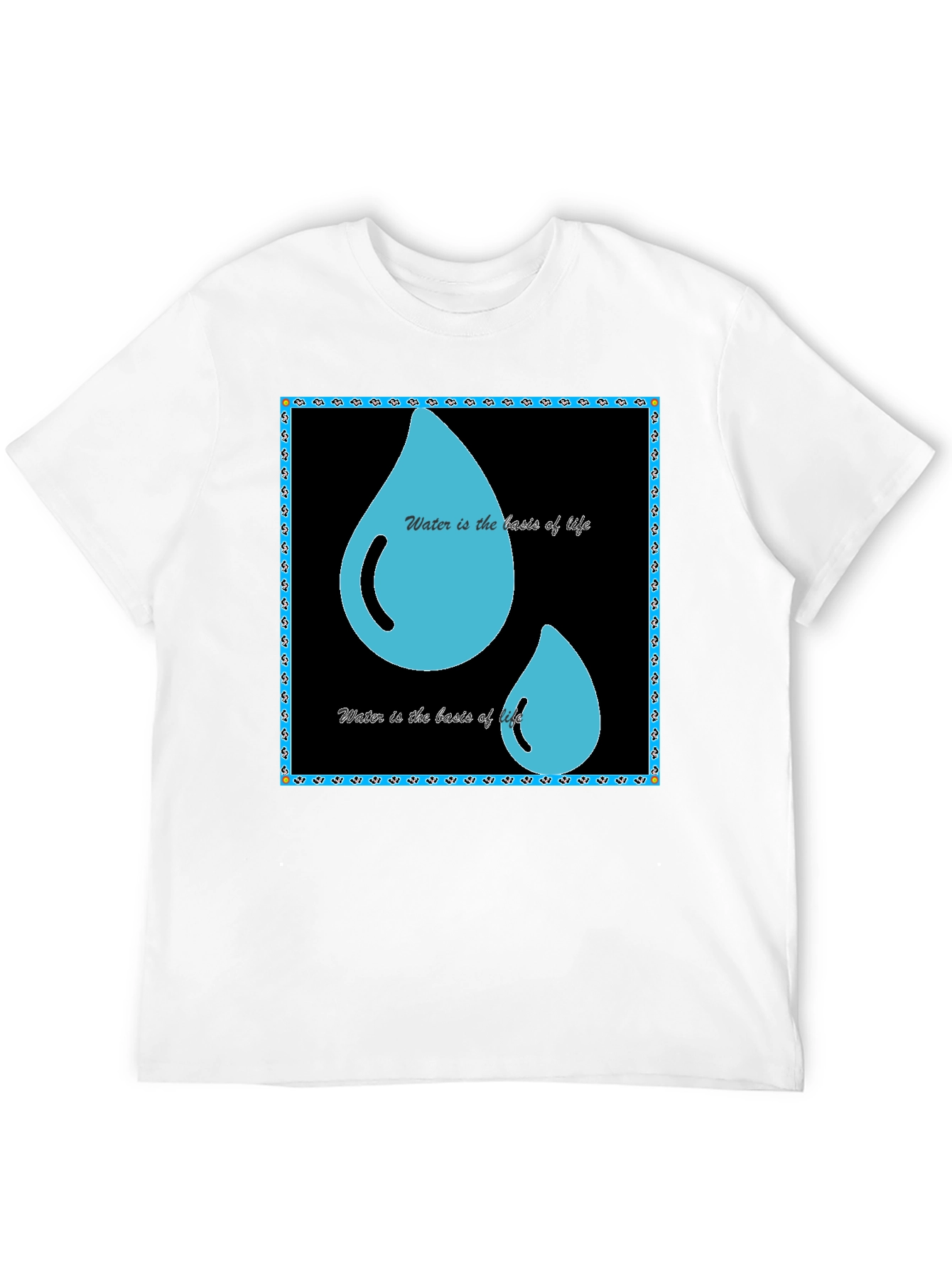 Water is Life T-Shirt - Black Graphic Tee