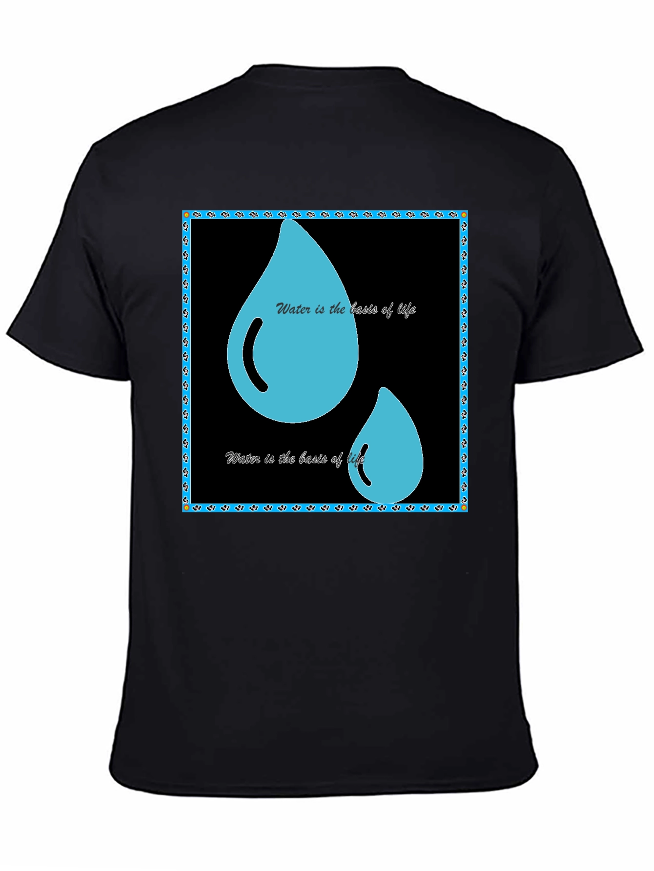 Water is Life T-Shirt - Black Graphic Tee
