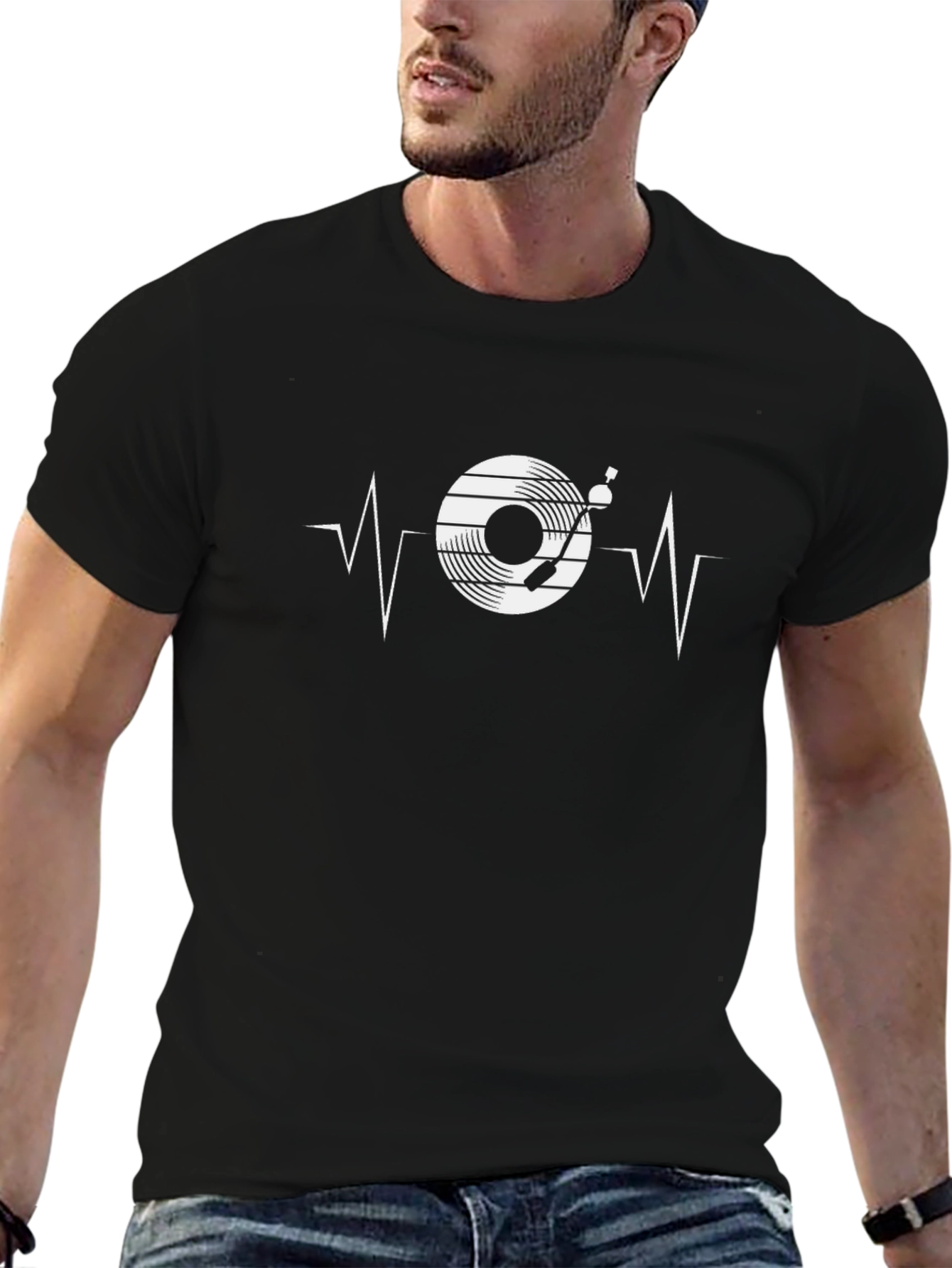 DJ Heartbeat T-Shirt - Music Lovers Tee