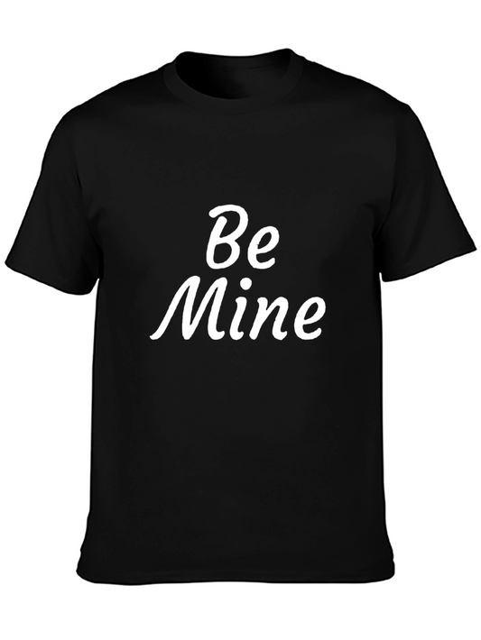 Be Mine Black T-Shirt - Valentines Day Apparel