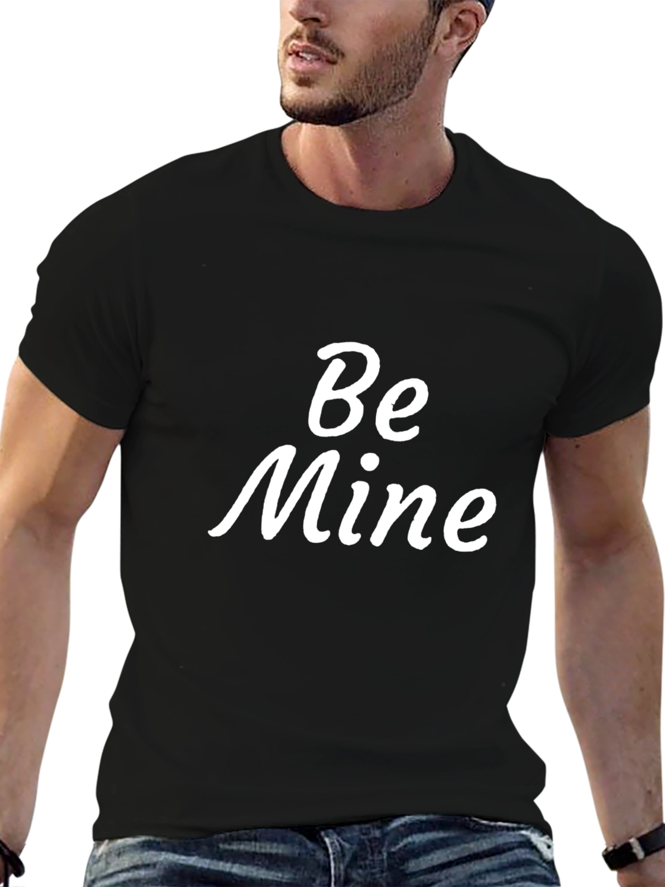 Be Mine Black T-Shirt - Valentines Day Apparel