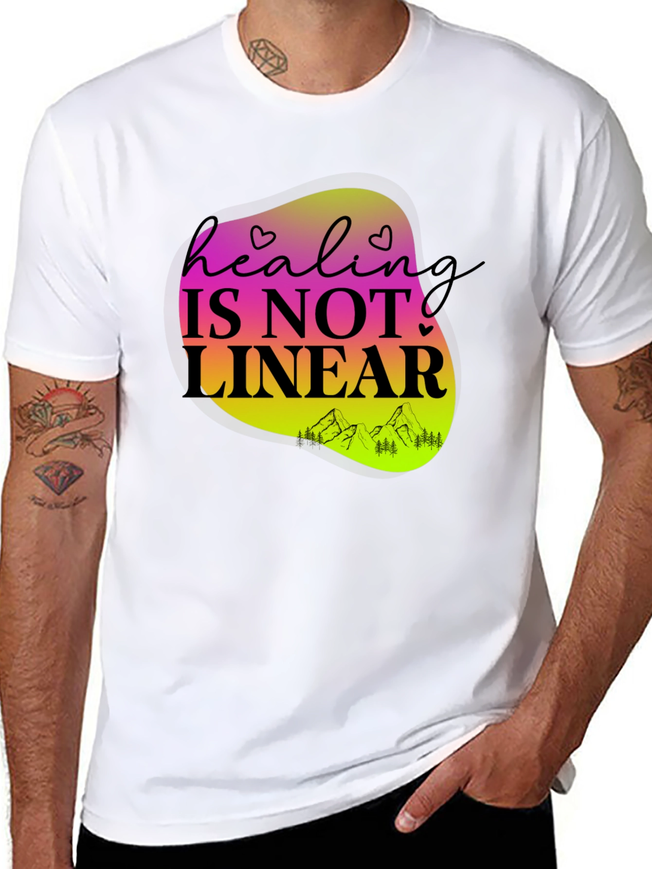 Healing is Not Linear Graphic Tee