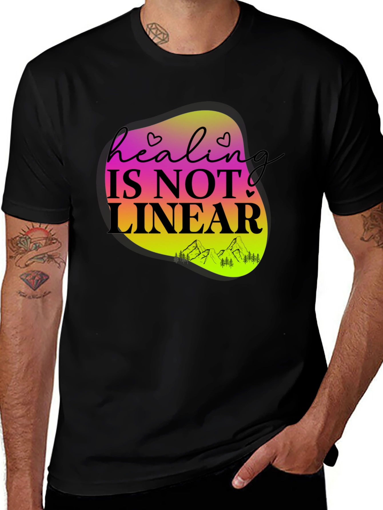 Healing is Not Linear Graphic Tee