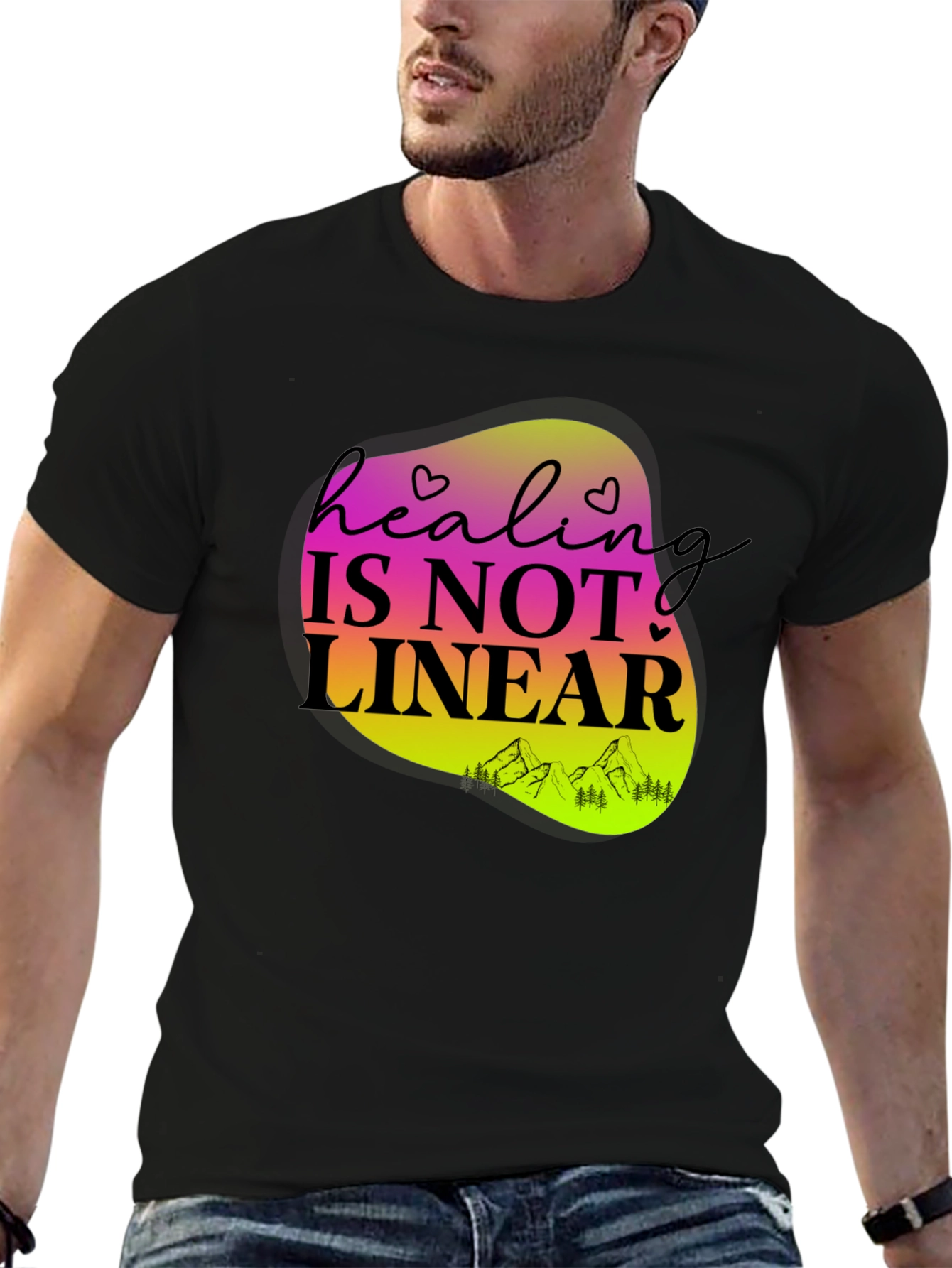 Healing is Not Linear Graphic Tee