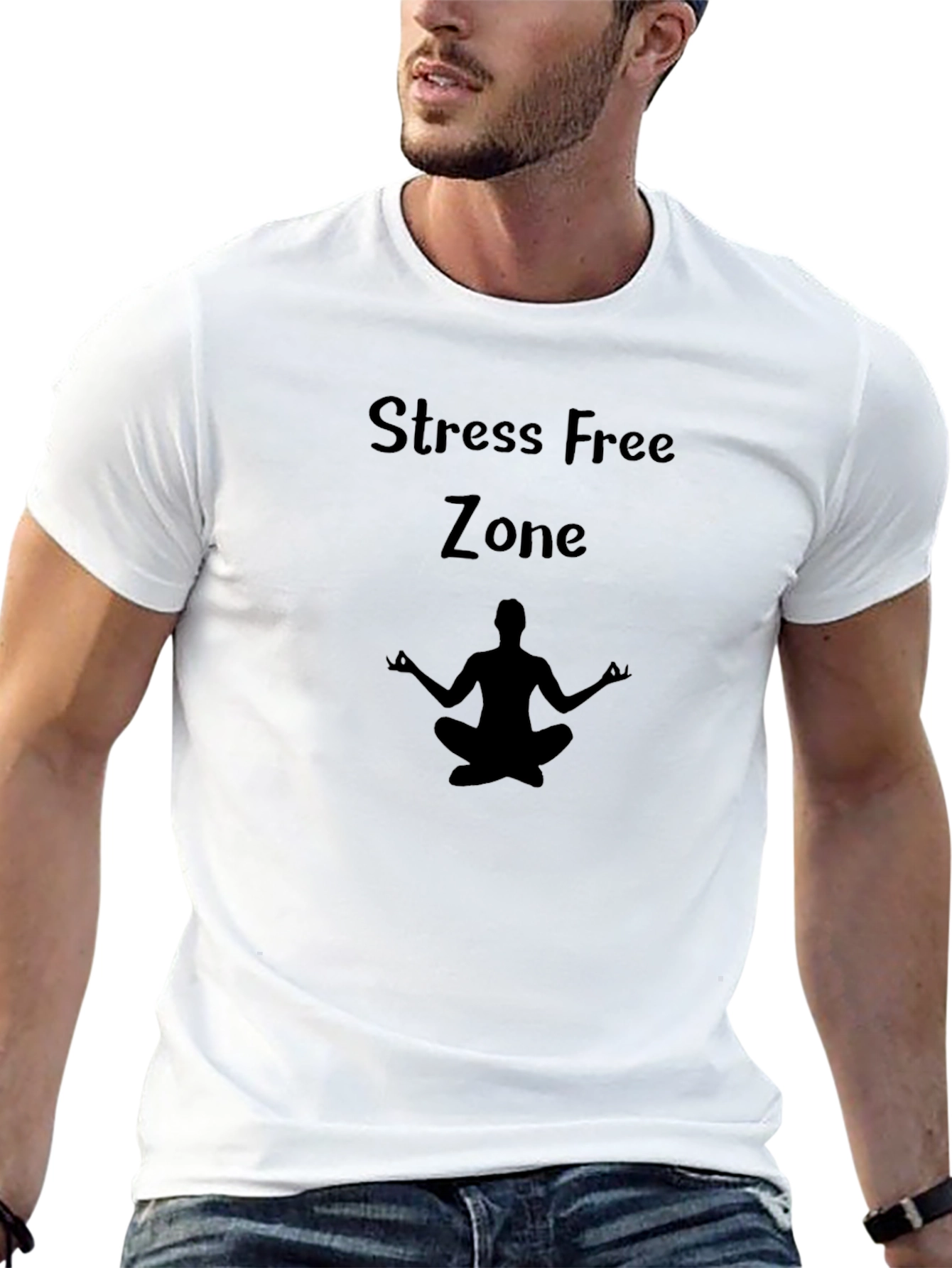 Stress Free Zone Meditation T-Shirt