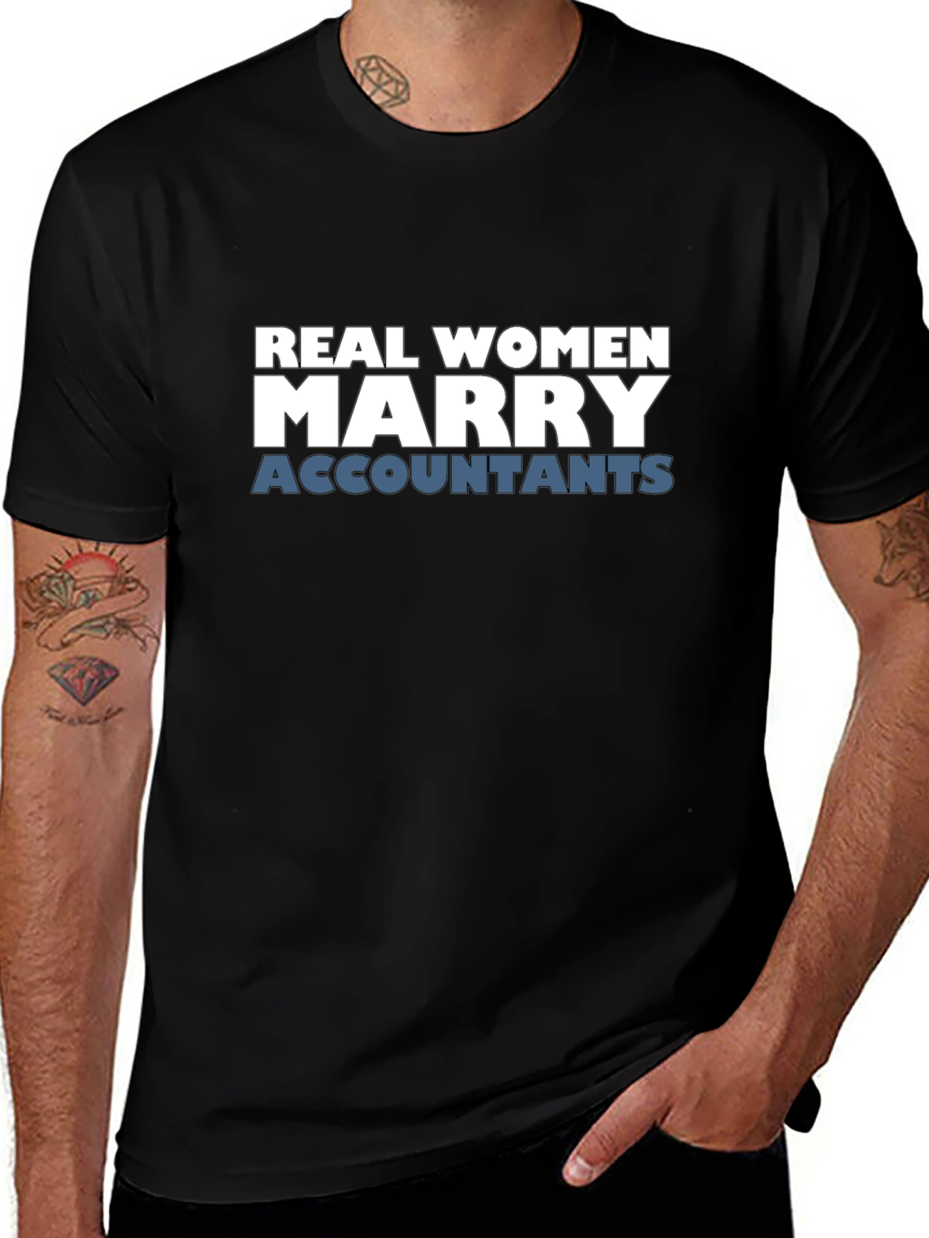 Real Women Marry Accountants T-Shirt