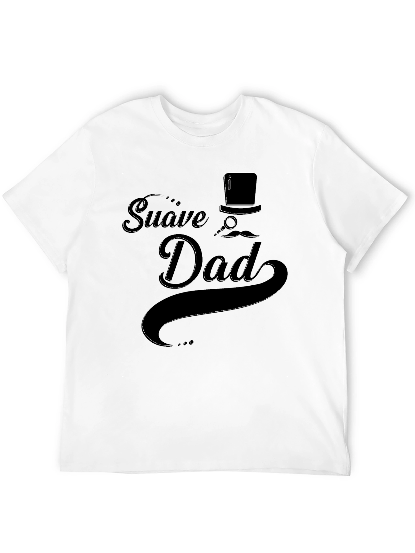 Suave Dad Black Graphic Tee