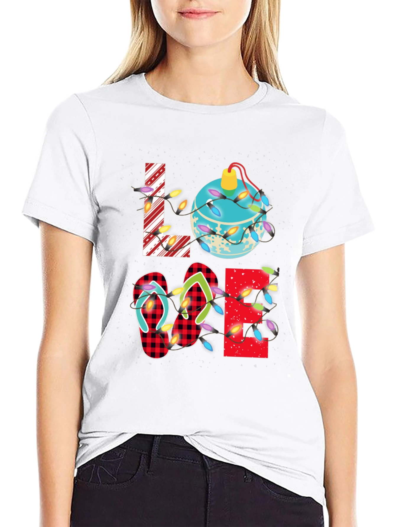 Love Beach Christmas Shirt