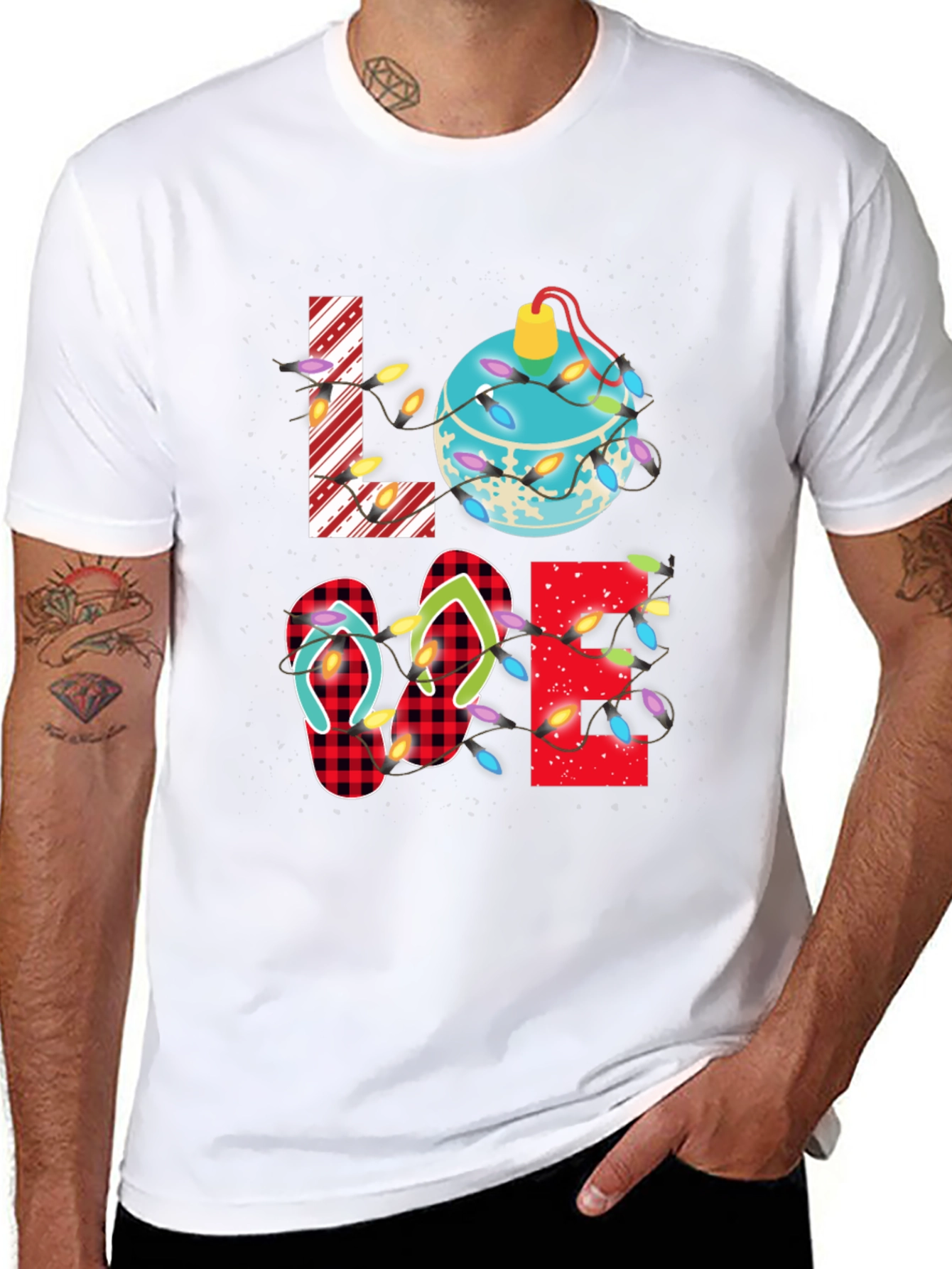 Love Beach Christmas Shirt