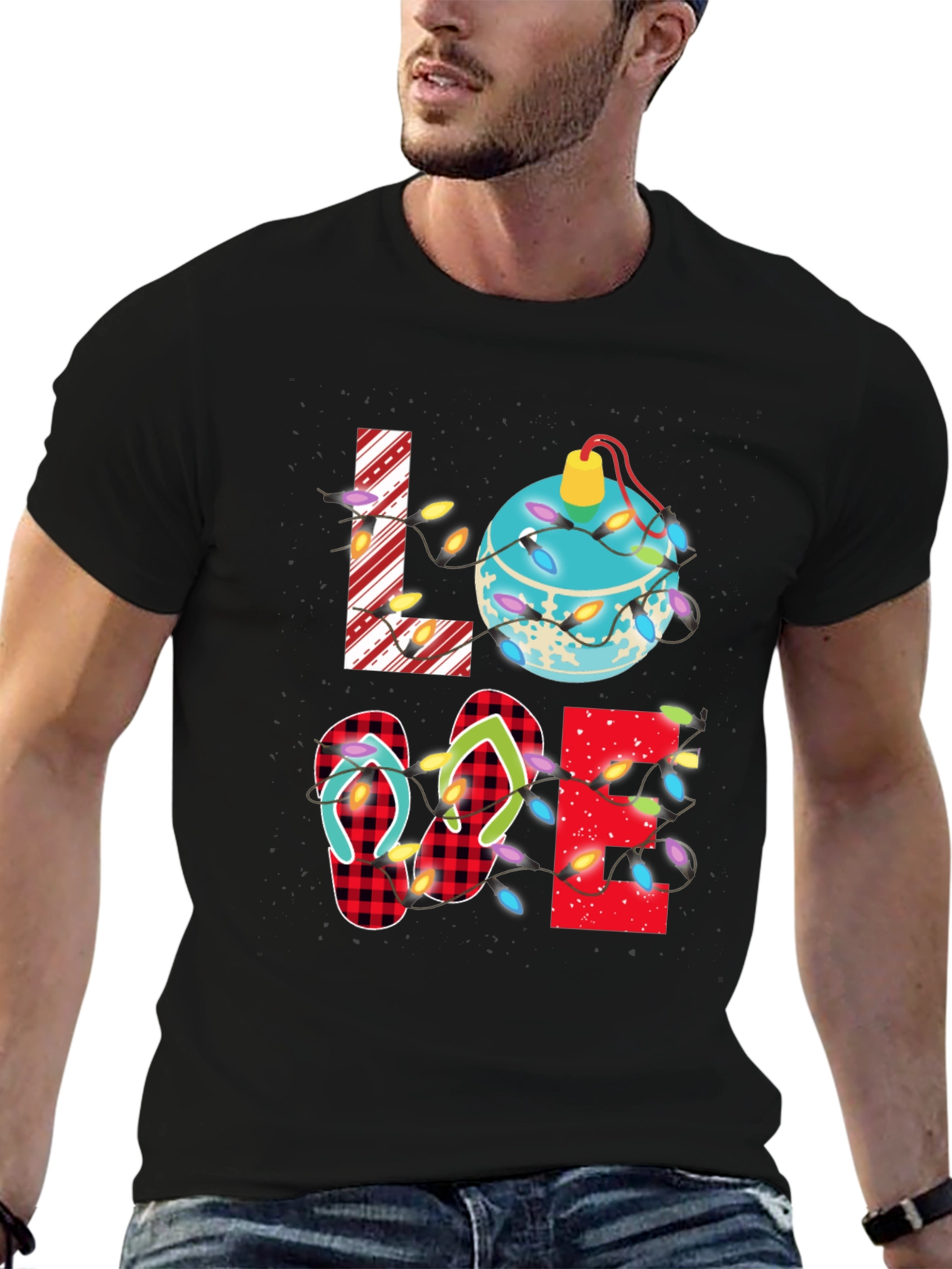 Love Beach Christmas Shirt