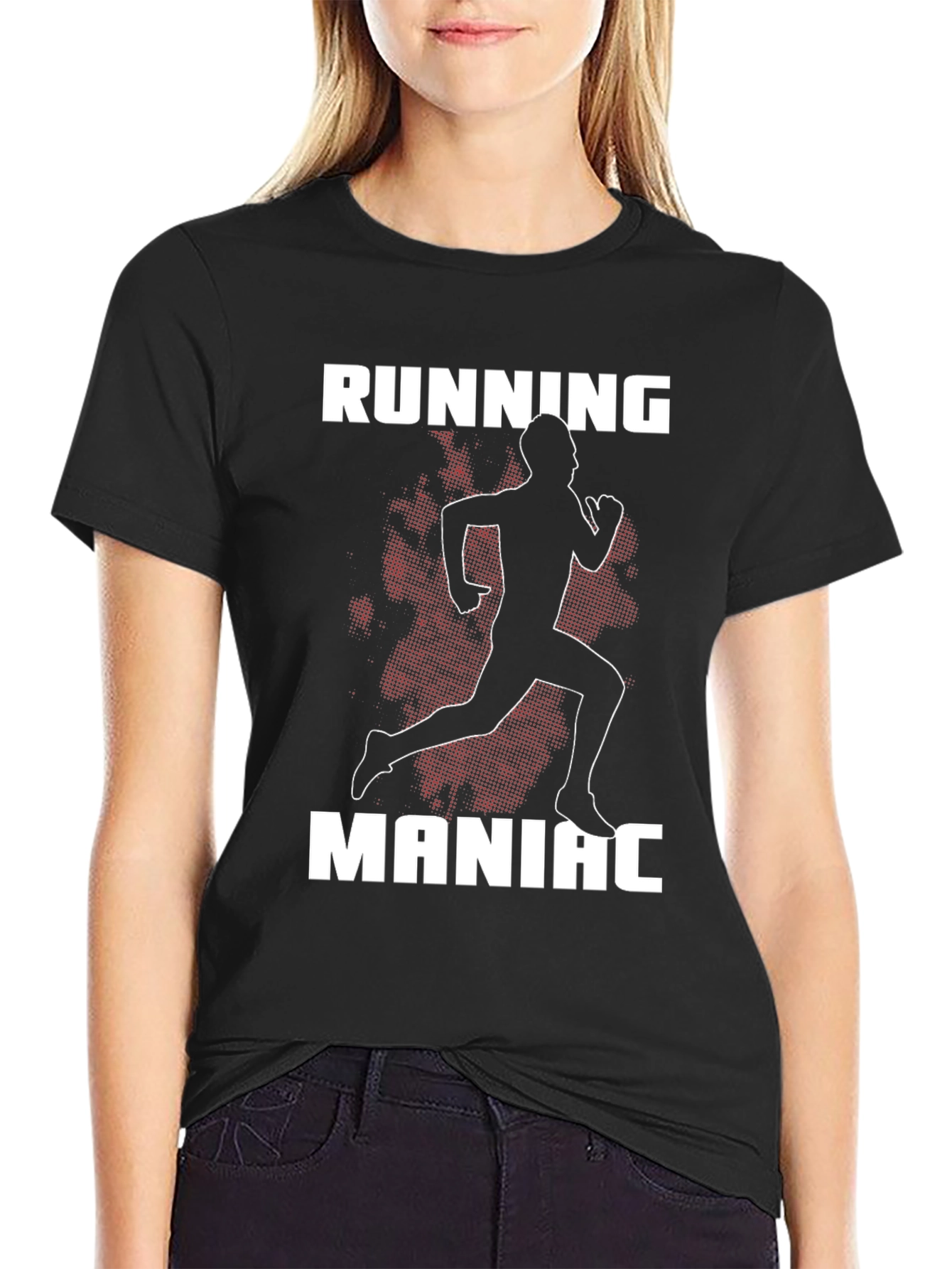 Running Maniac Graphic Tee - Black