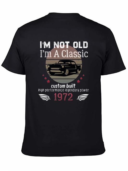 Classic 1972 Car Enthusiast T-Shirt