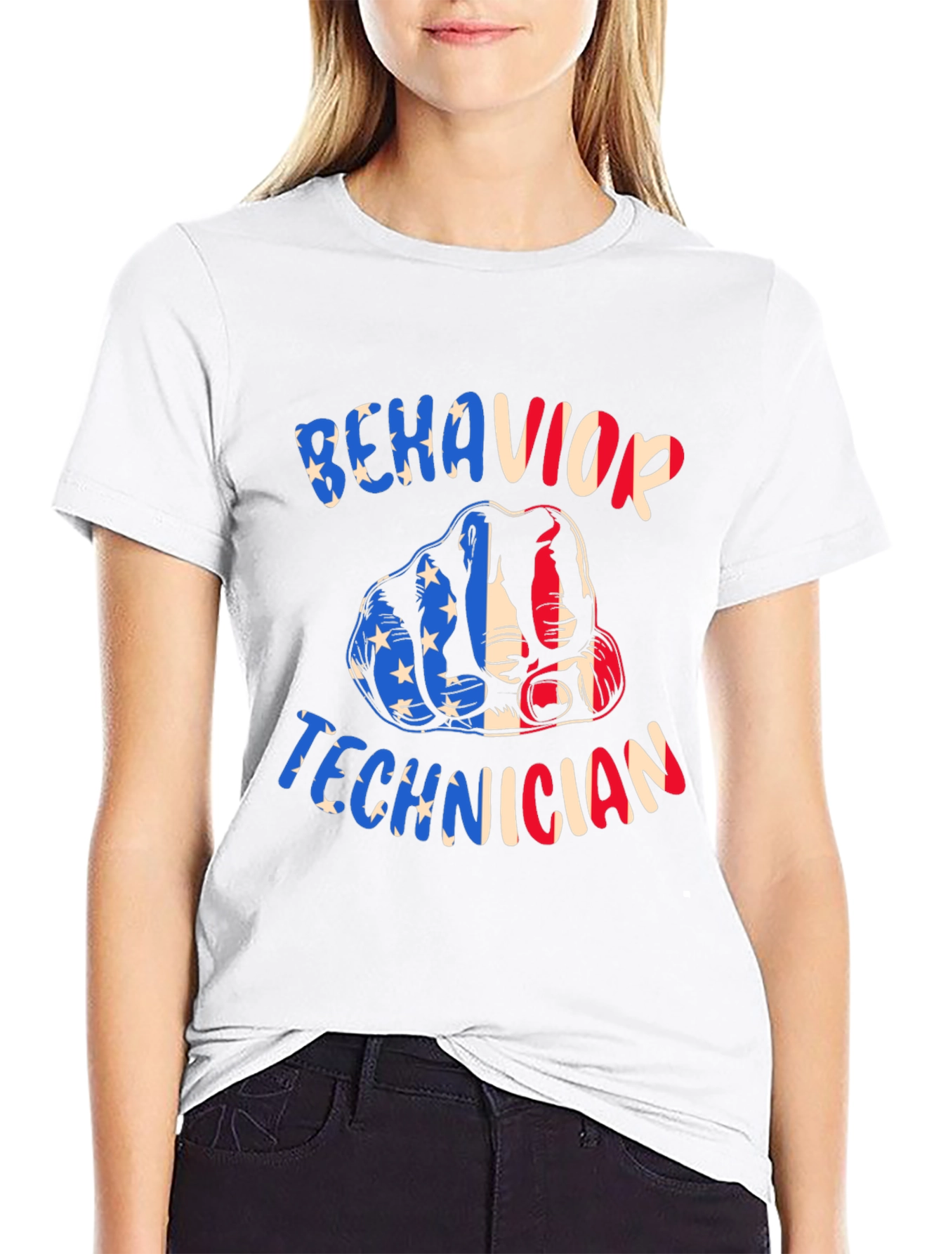 Behavior Technician Patriotic T-Shirt