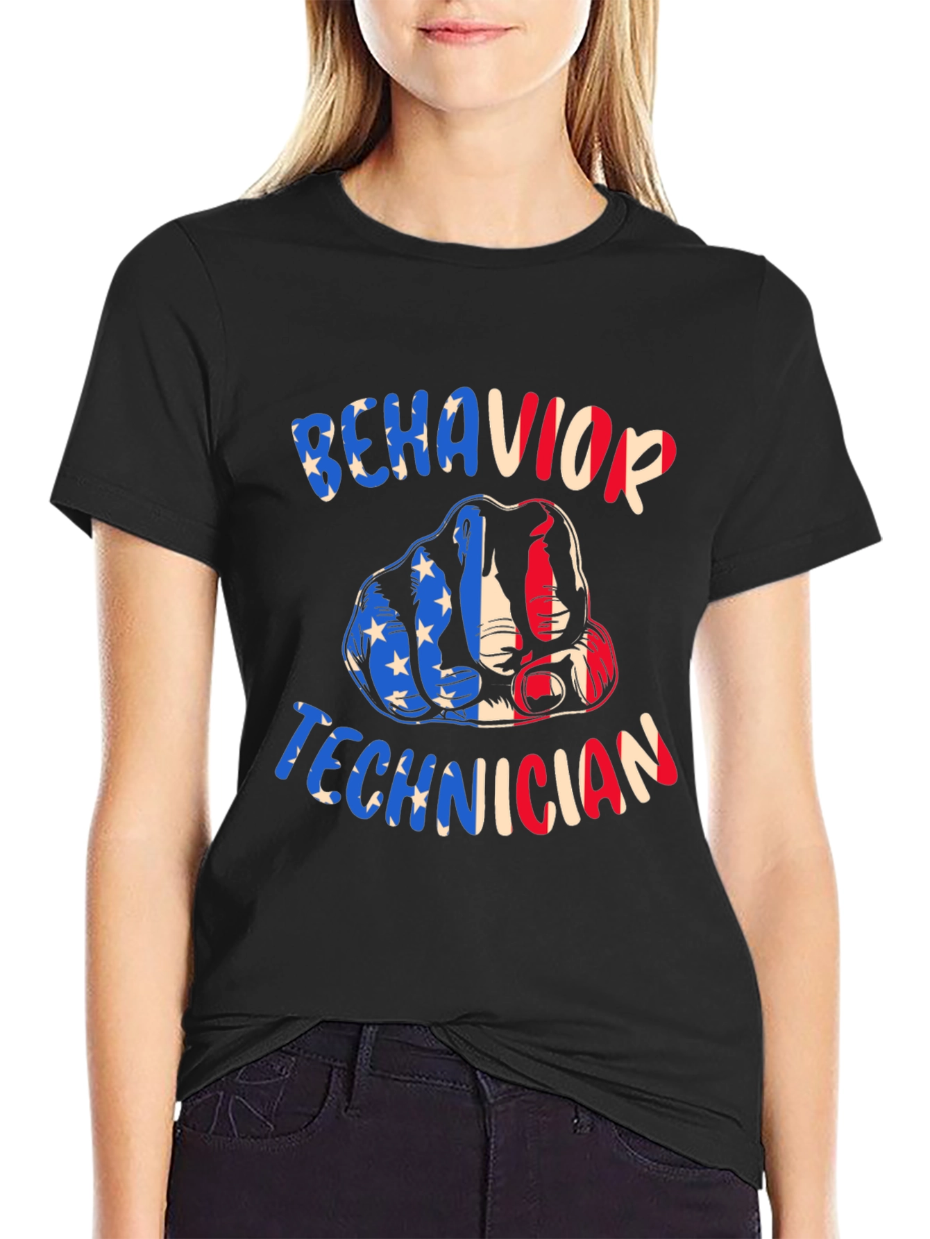 Behavior Technician Patriotic T-Shirt