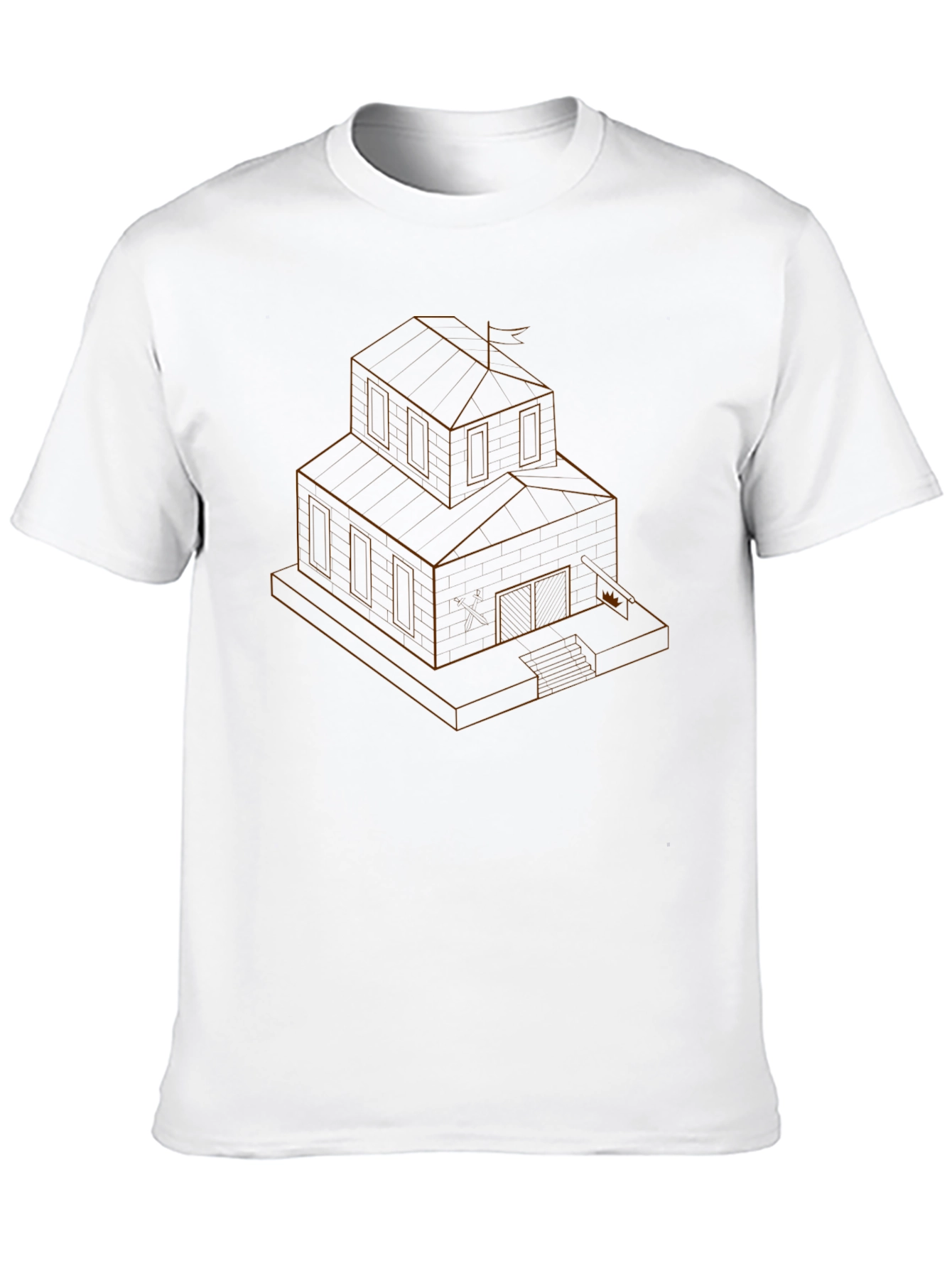 Modern Architect House Graphic T-Shirt