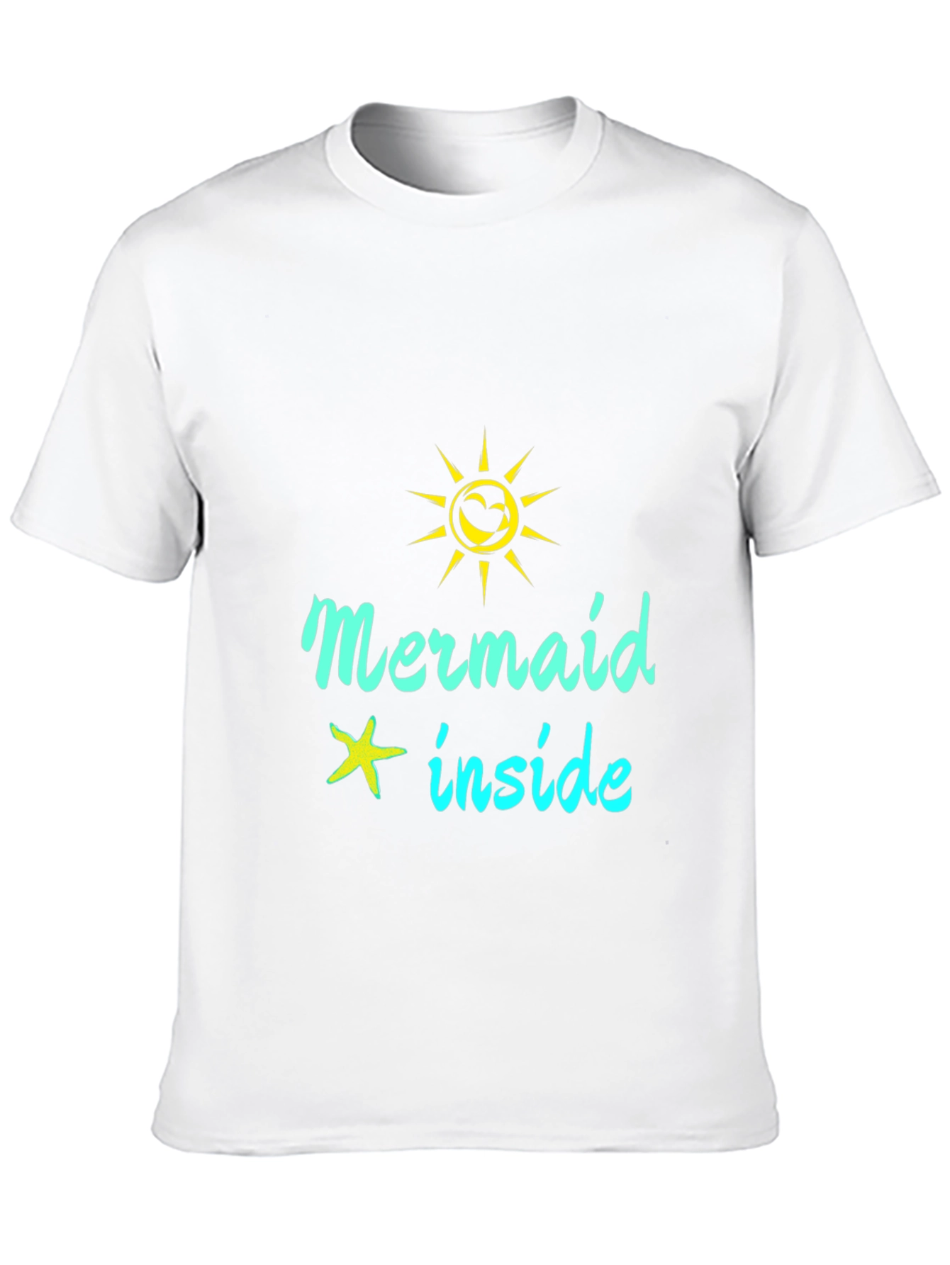 Mermaid Inside Graphic Tee - Black