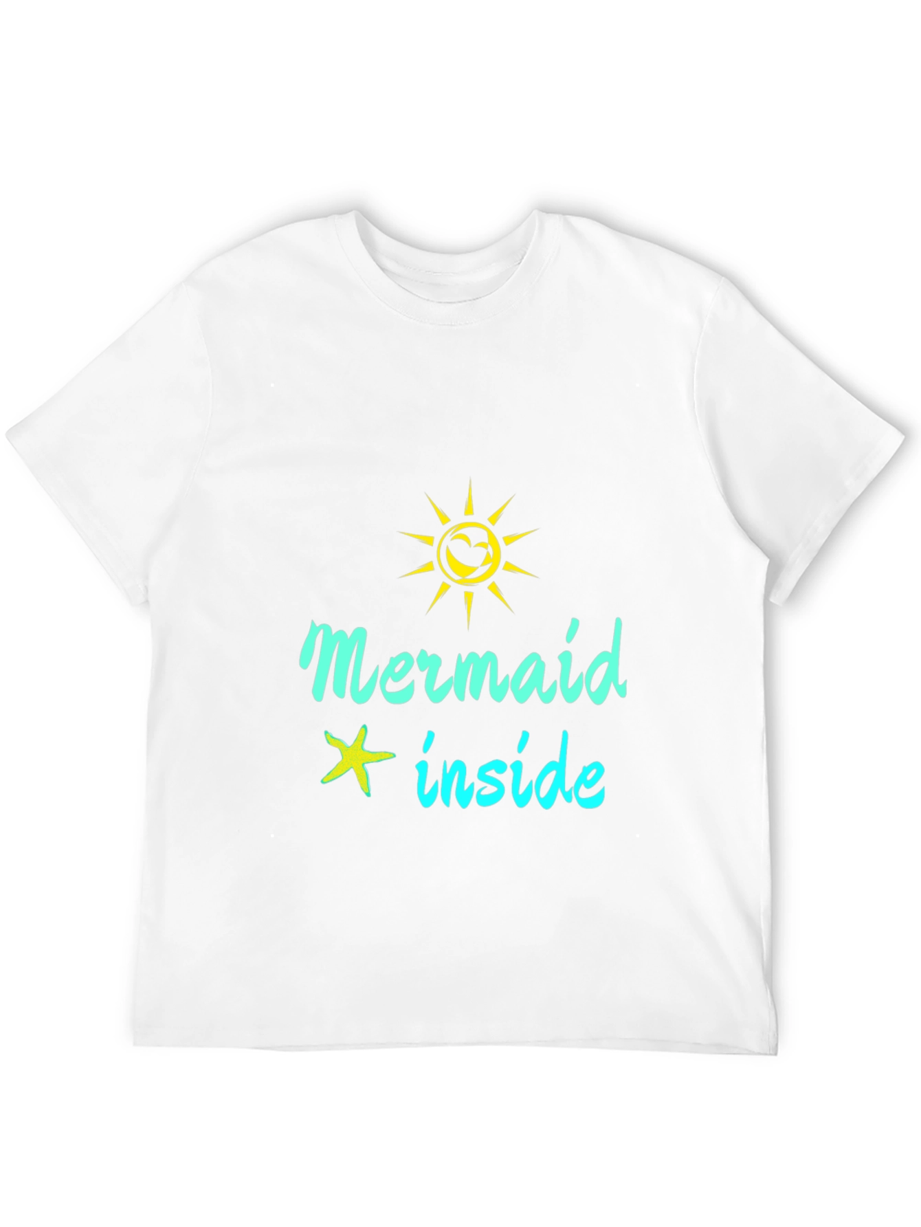 Mermaid Inside Graphic Tee - Black
