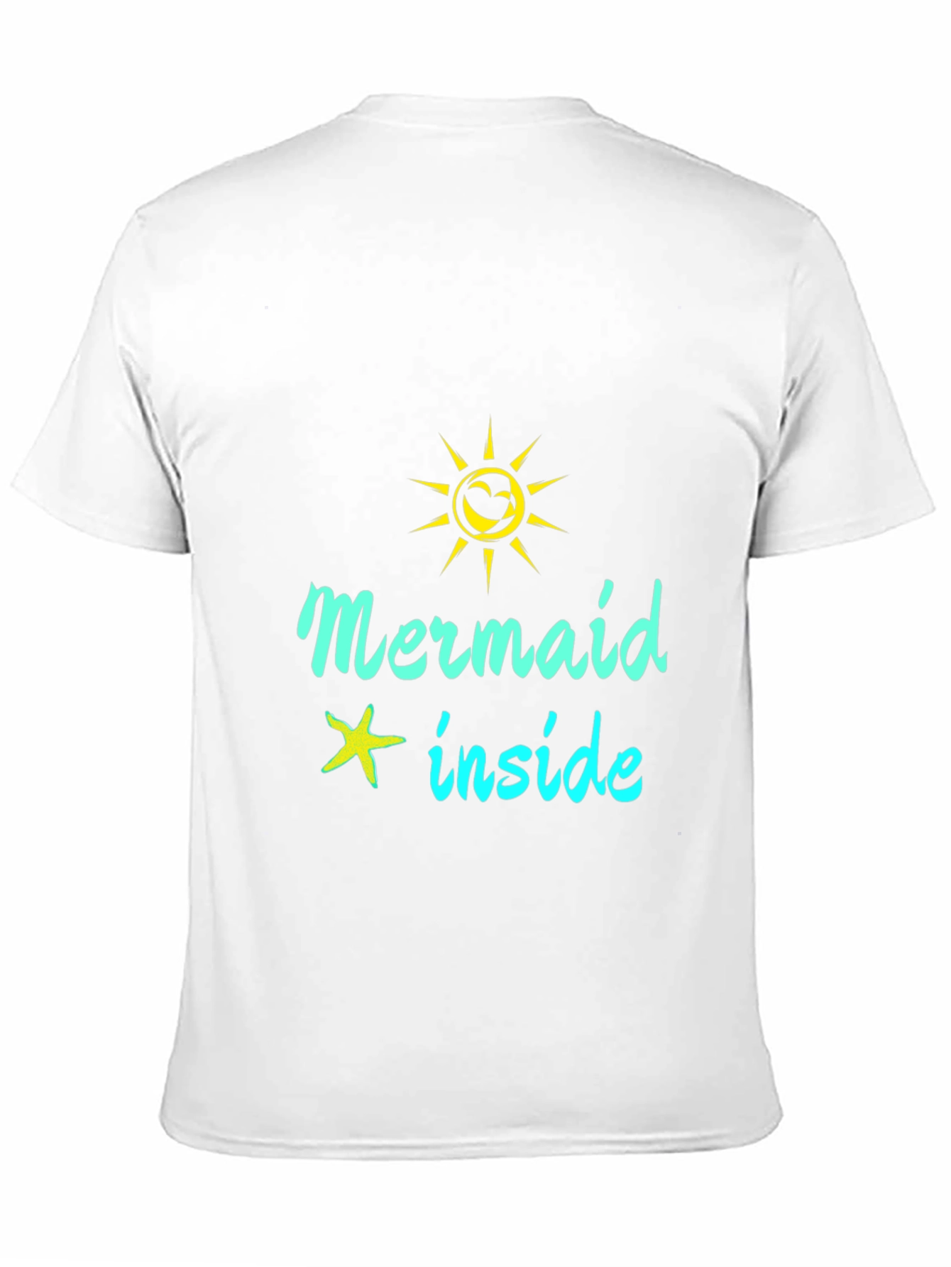 Mermaid Inside Graphic Tee - Black