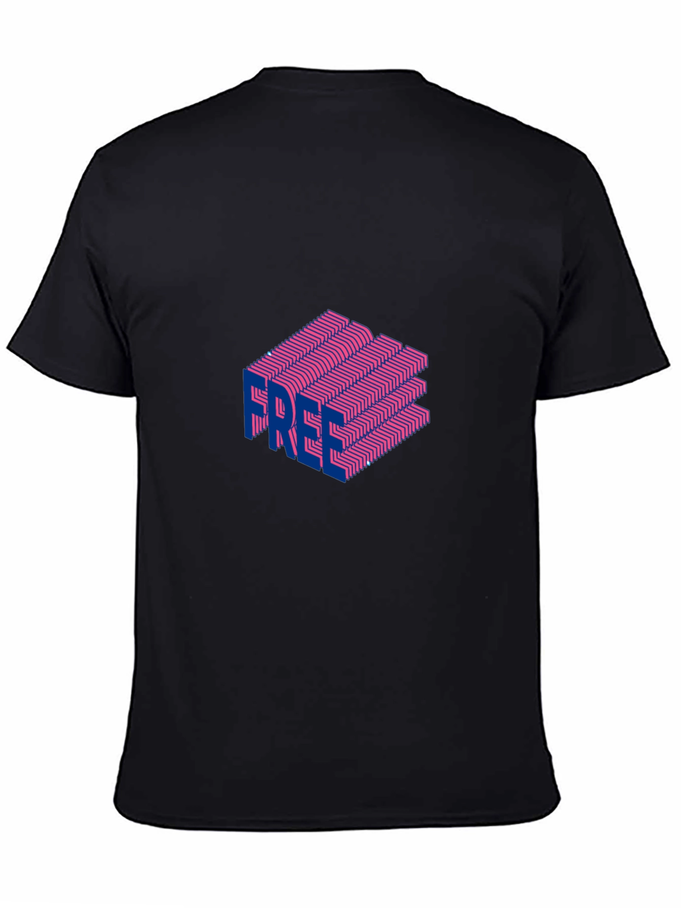 Free Illusion Graphic Tee - Bold Style!