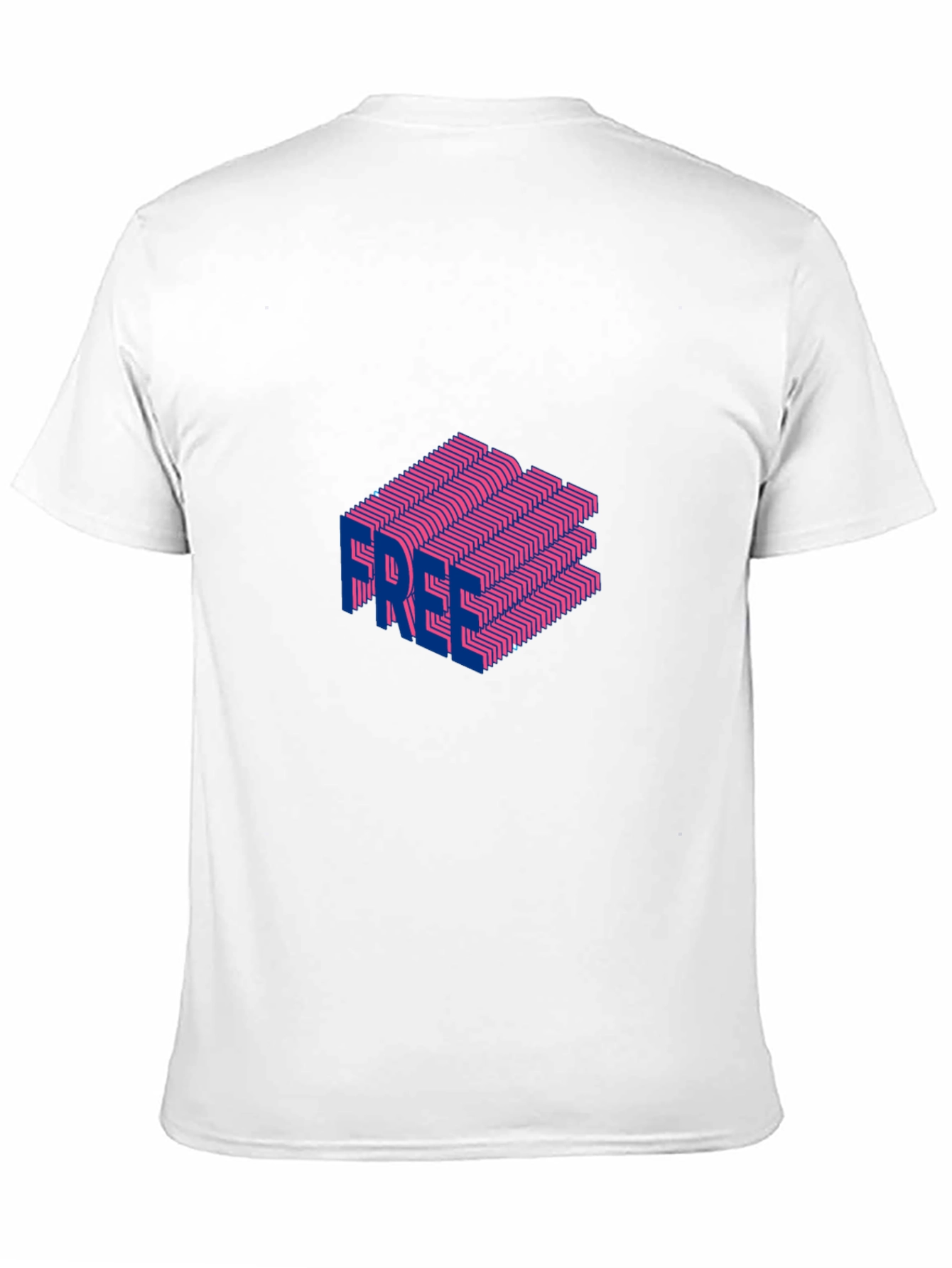 Free Illusion Graphic Tee - Bold Style!