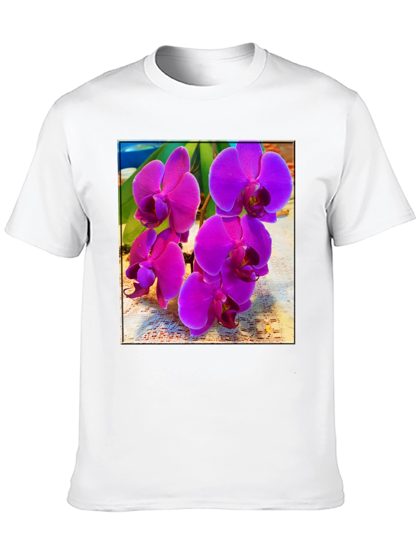 Orchid Flower Graphic T-Shirt