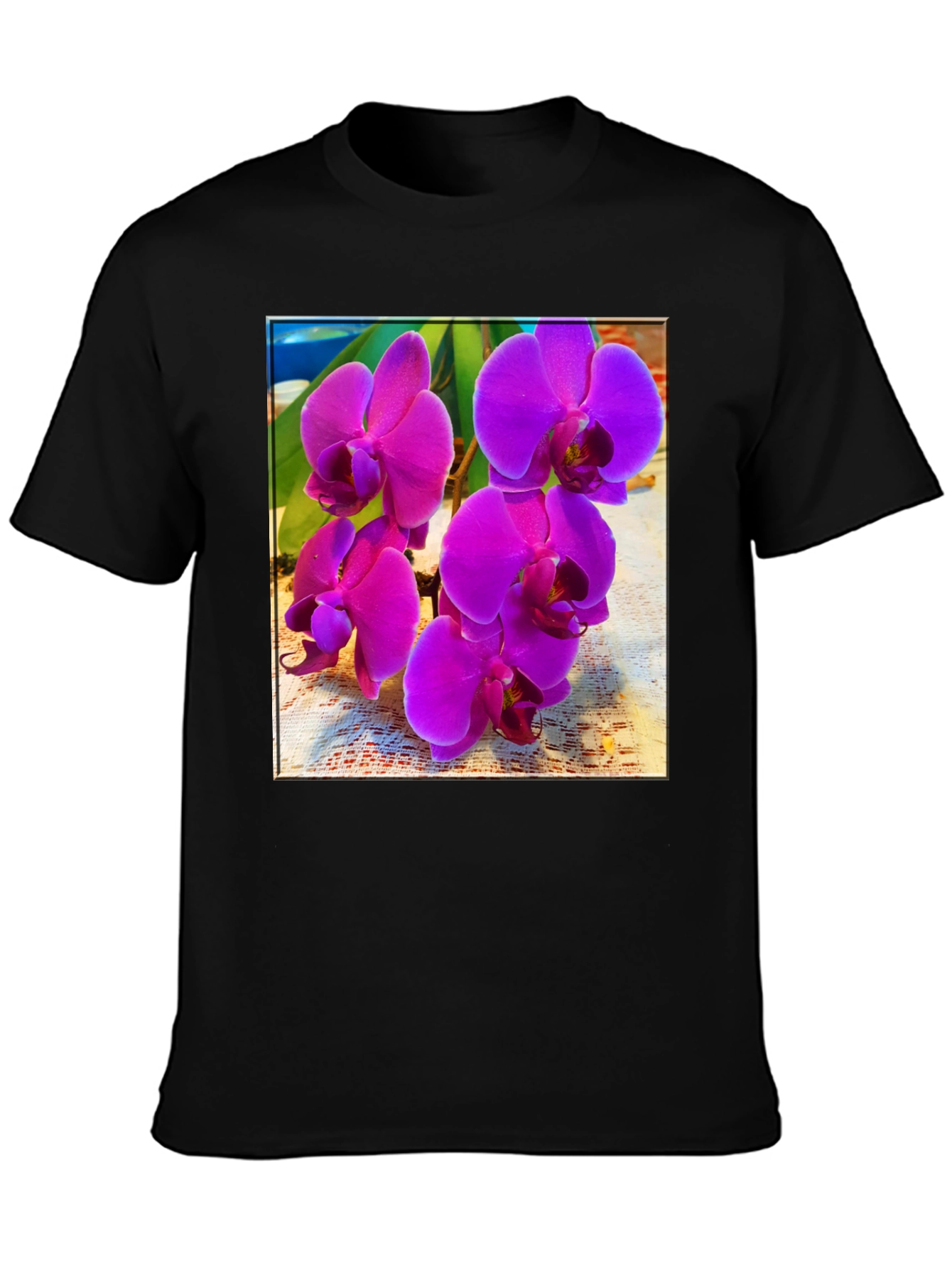 Orchid Flower Graphic T-Shirt