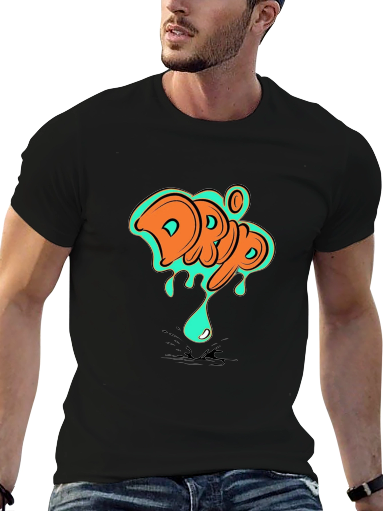 Drip Graphic Tee - Stylish Urban Fashion