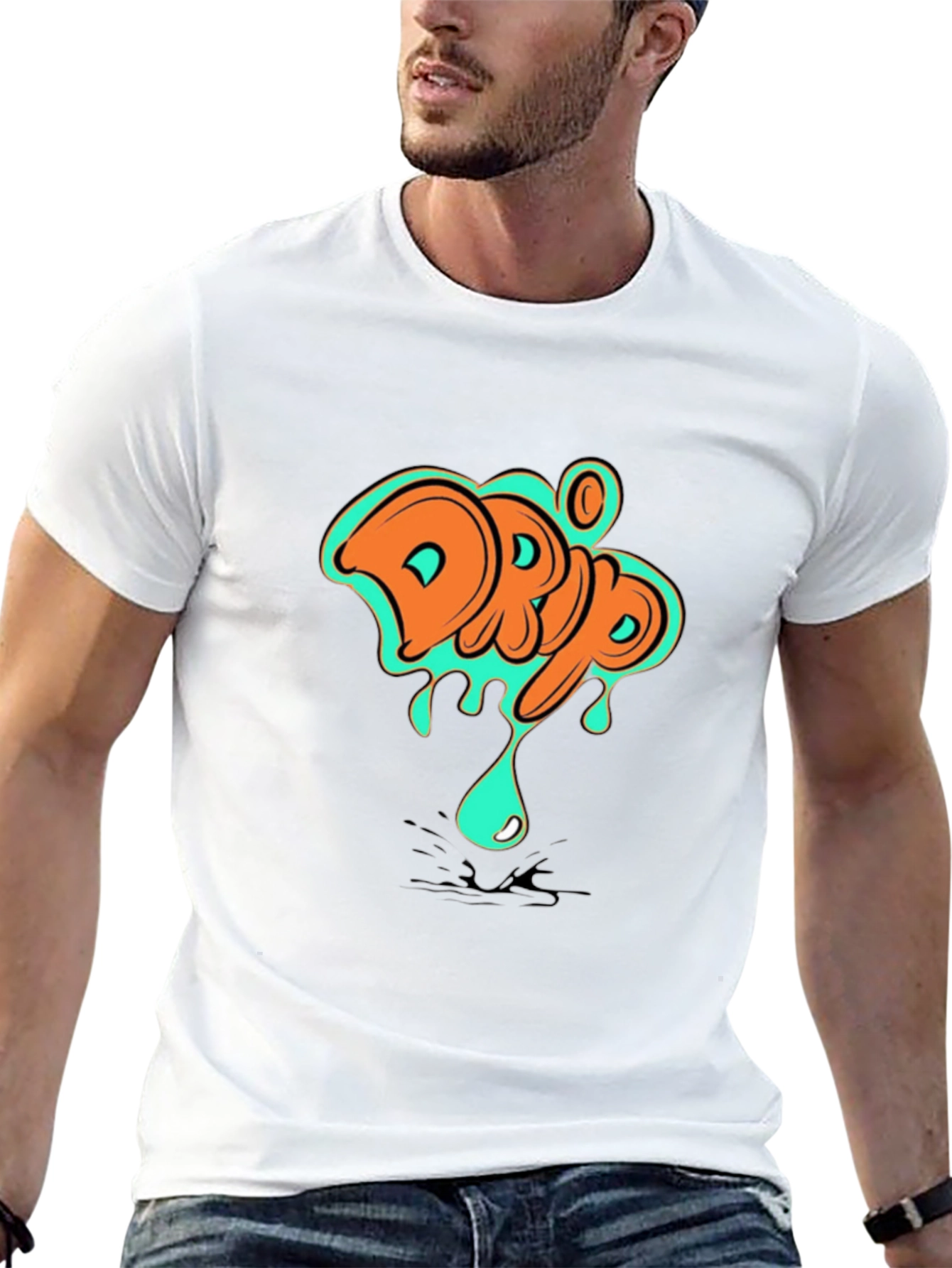 Drip Graphic Tee - Stylish Urban Fashion