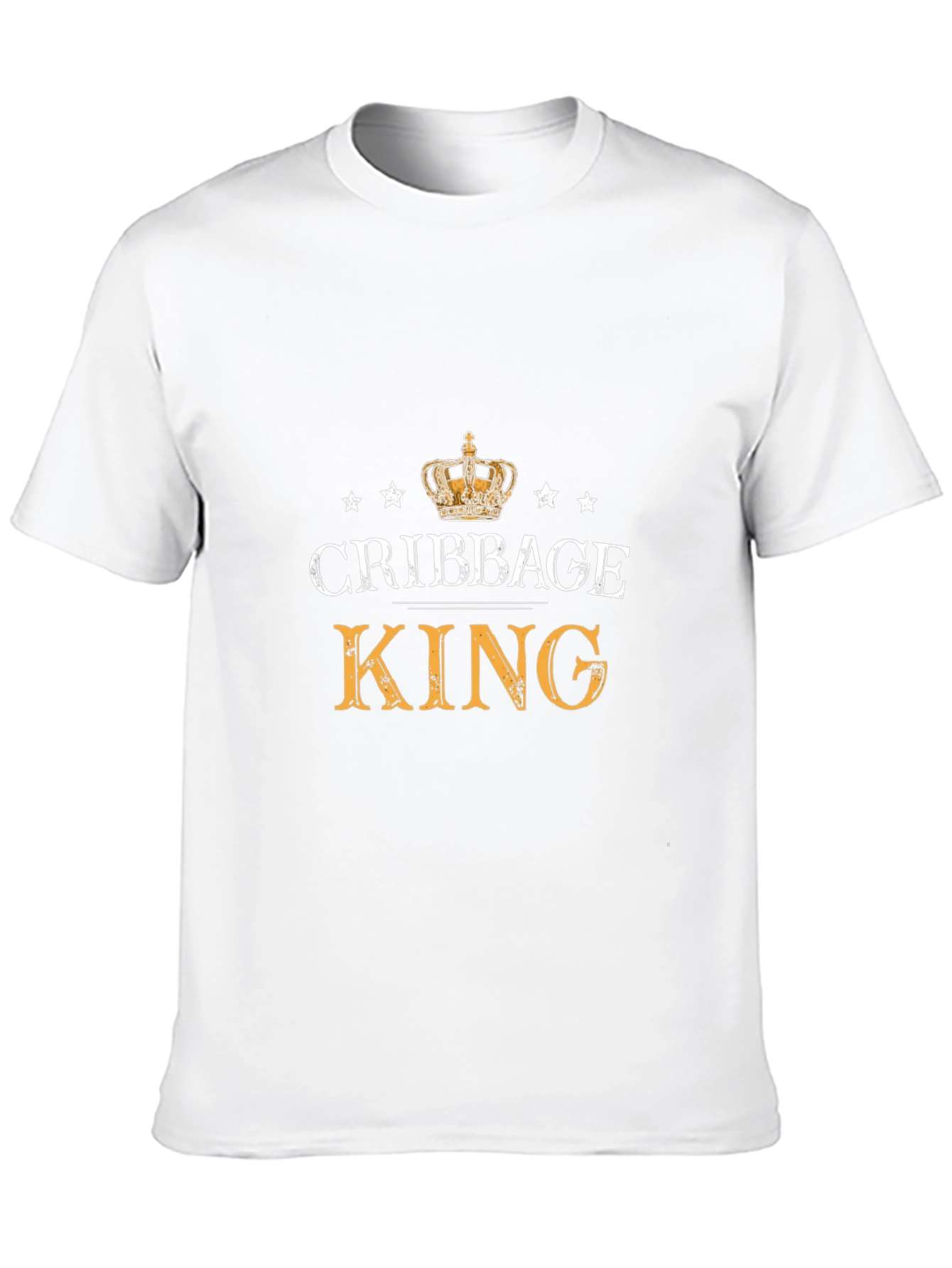 Cribbage King Black Graphic T-Shirt
