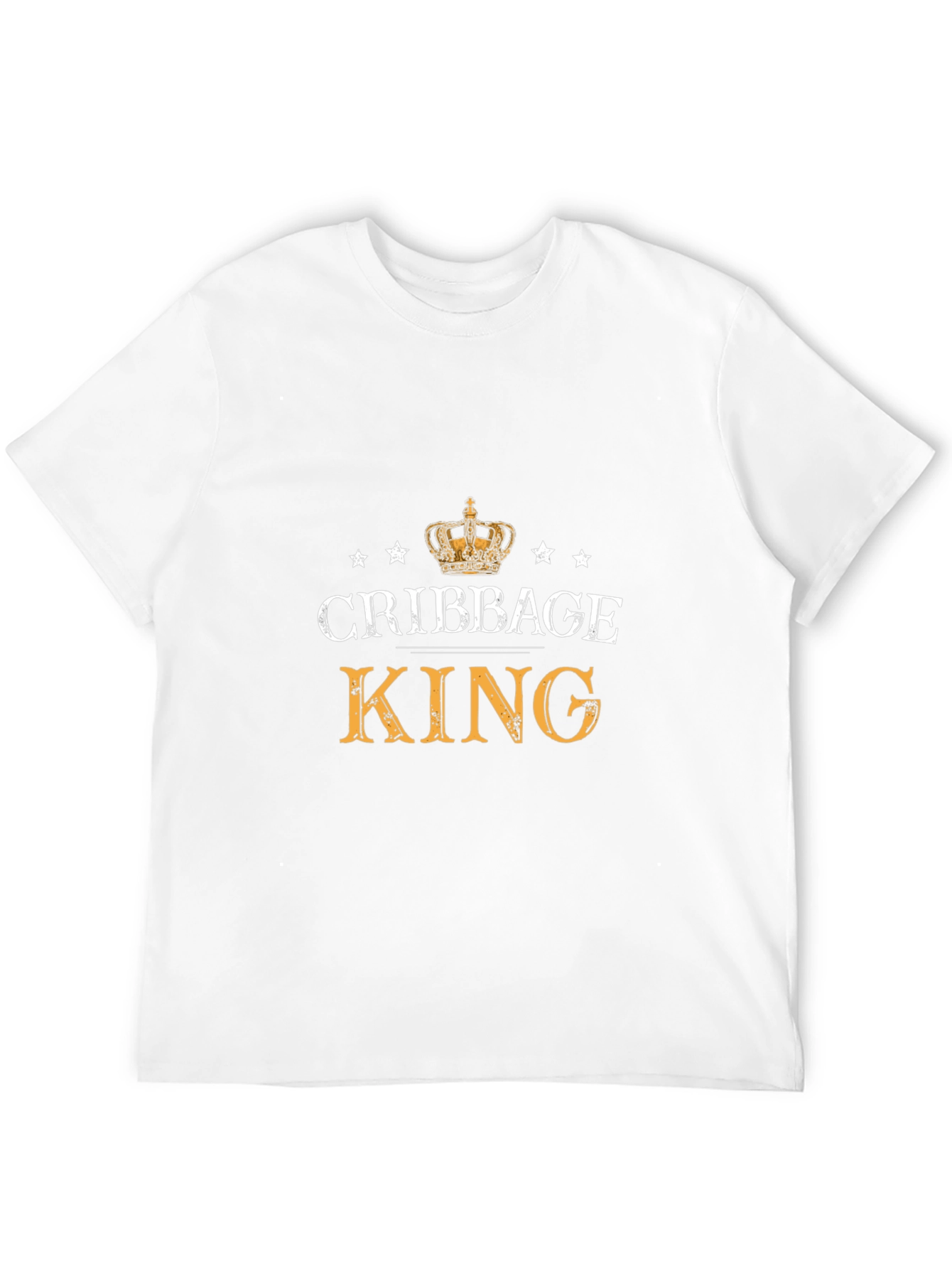 Cribbage King Black Graphic T-Shirt