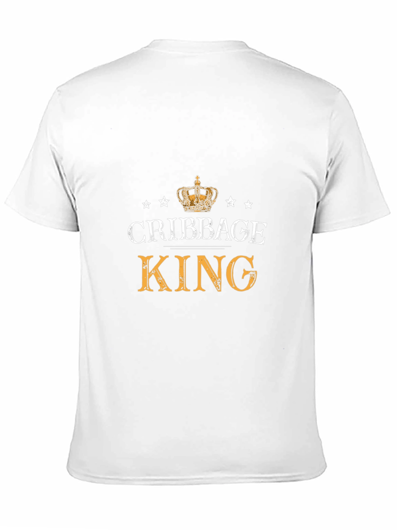Cribbage King Black Graphic T-Shirt